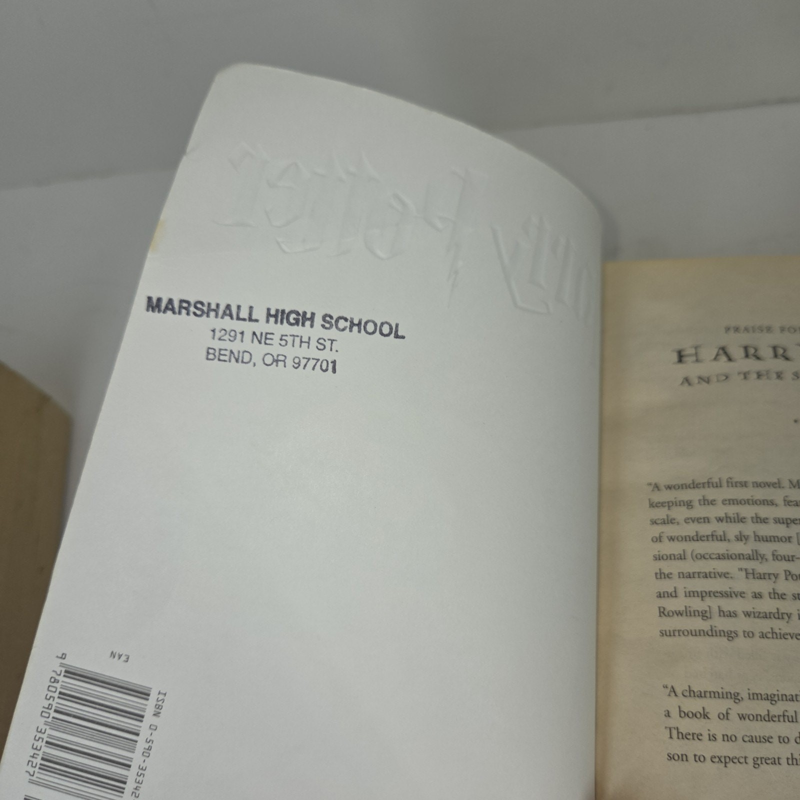 Vtg Harry Potter Books Book J. K. Rowling Chamber of Secrets Sorcerers Stone