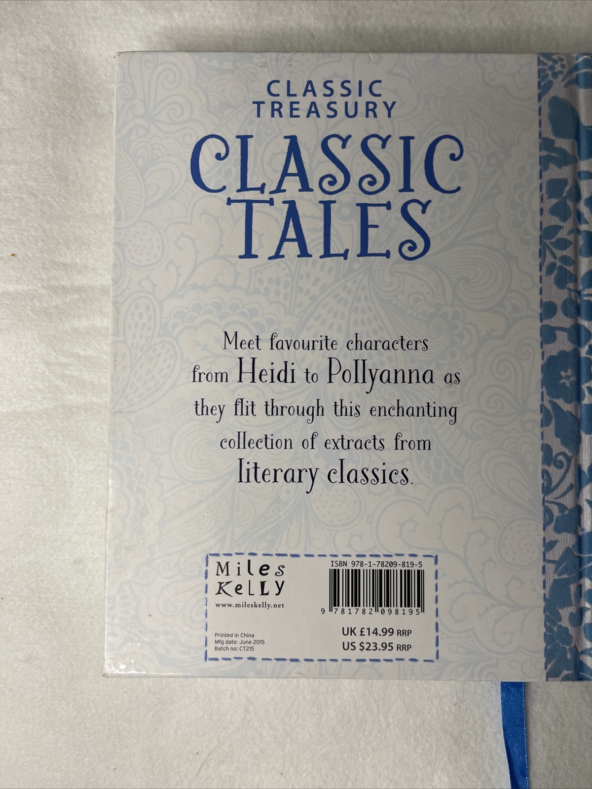 Classic Tales Treasury Miles Kelly hardcover bedtime stories extracts literary