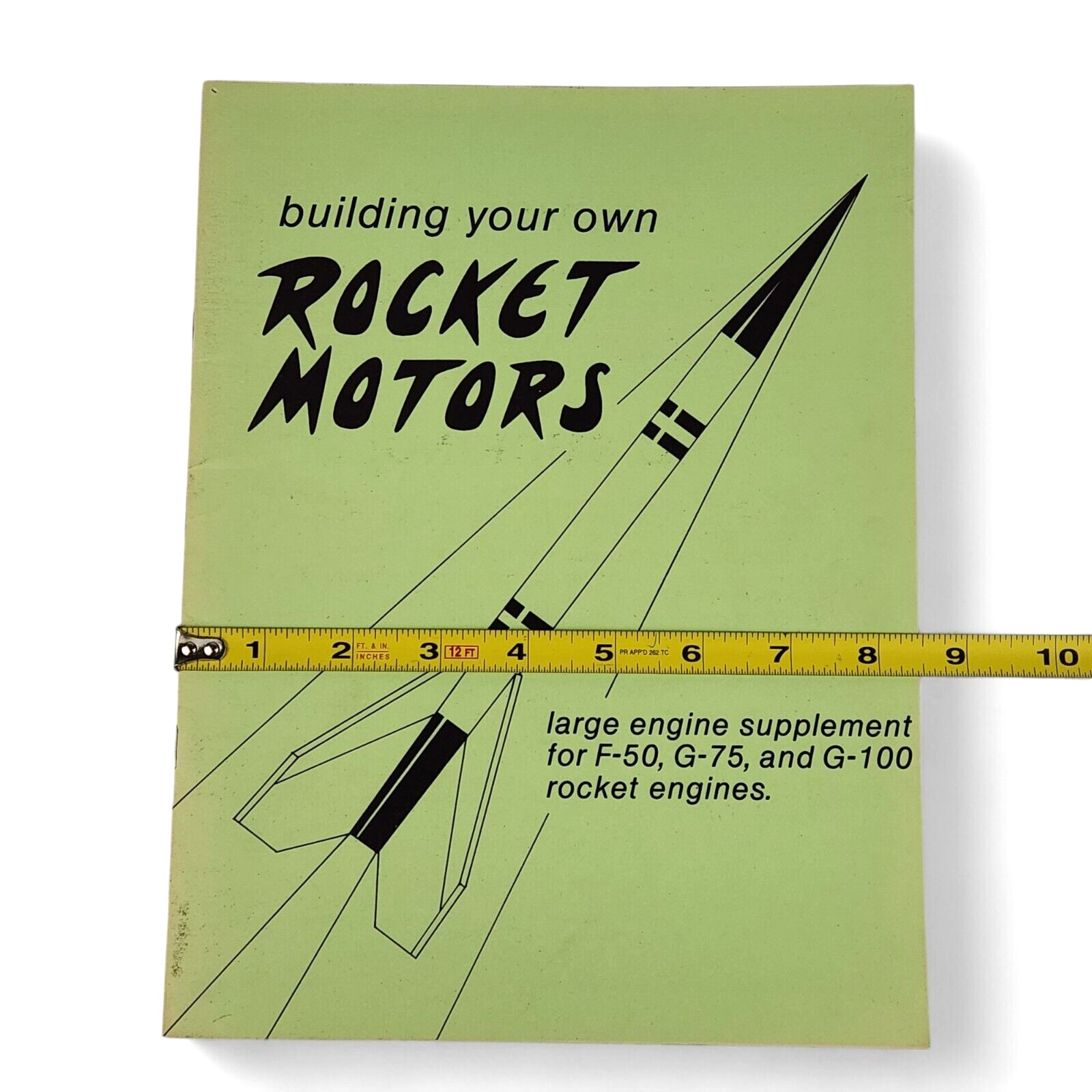 Building Your Own Rocket Motors Book Teleflite Large Engine F-50 G-75 G-100 1983