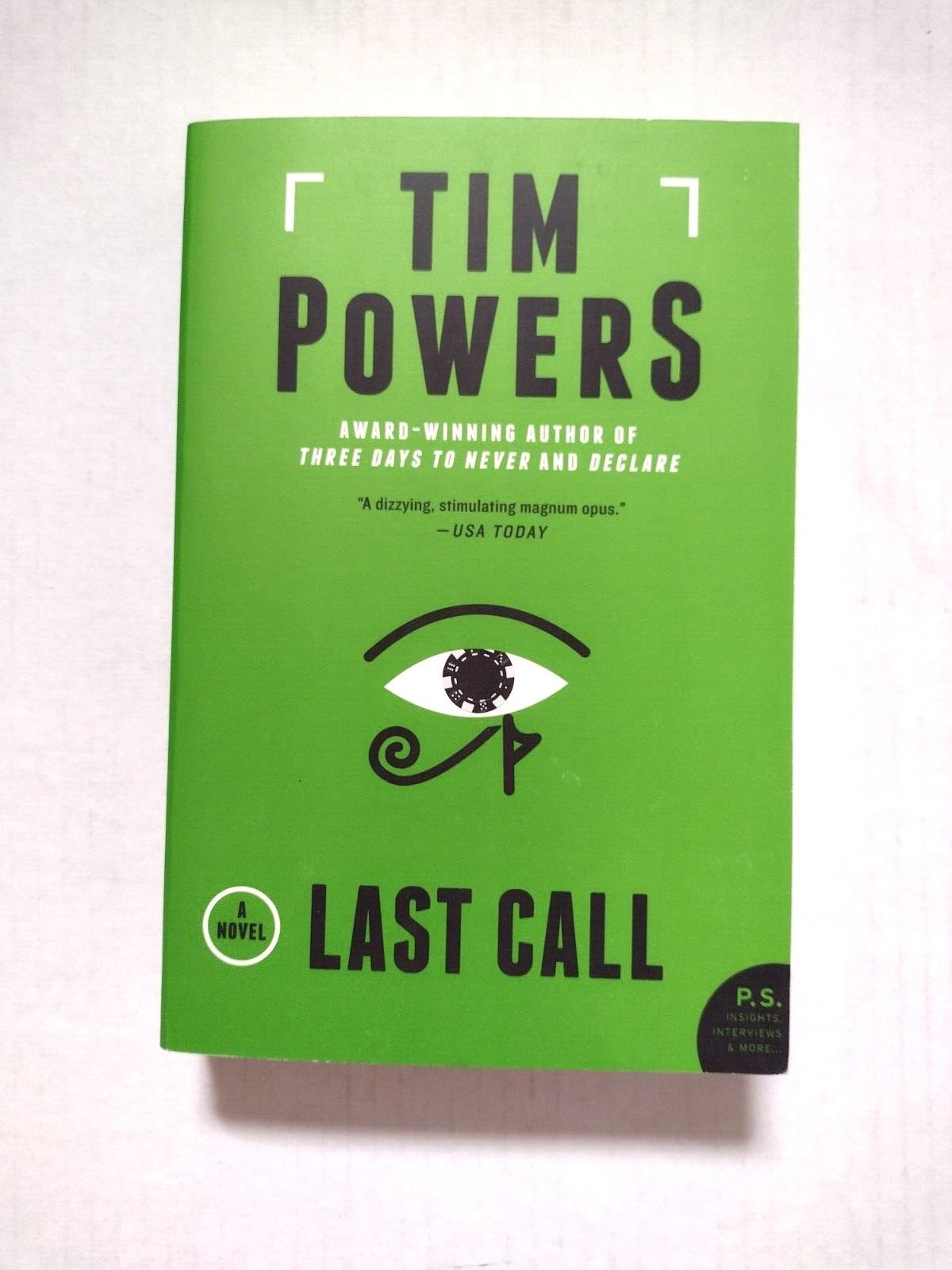 Tim Powers Last Call Signed Paperback