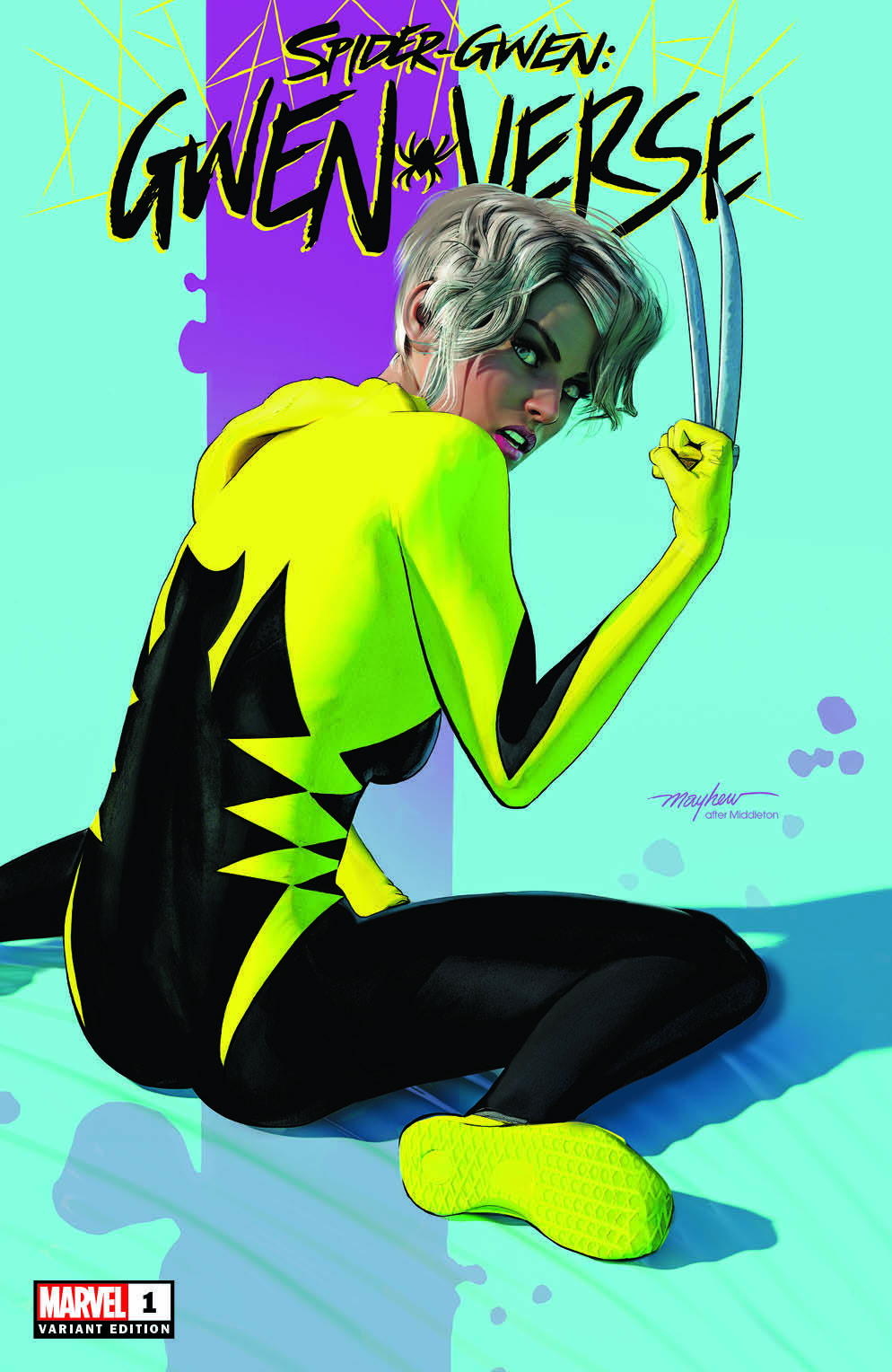 SPIDER-GWEN: GWENVERSE #1 MIKE MAYHEW TRADE DRESS VARIANT LIMITED TO 3000 COPIES