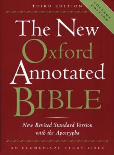 The New Oxford Annotated Bible with the Apocrypha, Third Edition, Ne – VERY GOOD