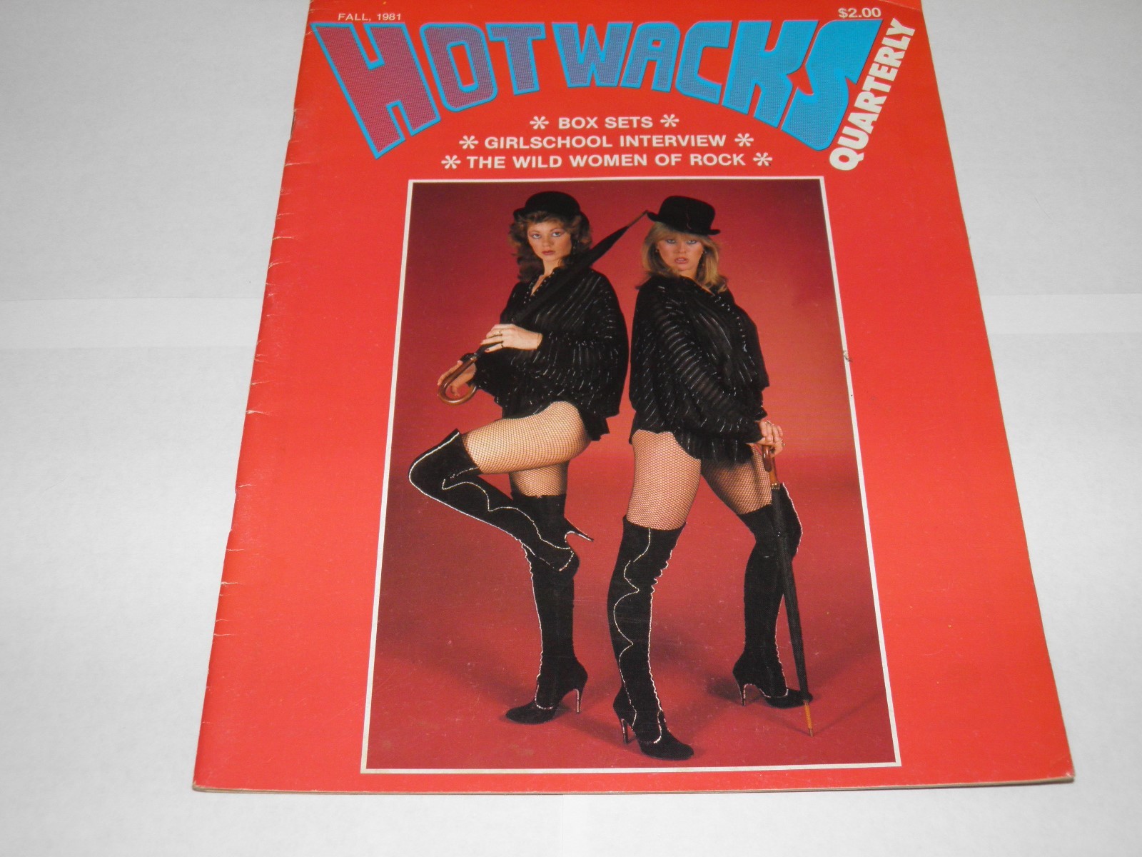 Hot Wacks Quarterly – No 8 Fall 1981 Girlschool Wild Women of Rock Lips