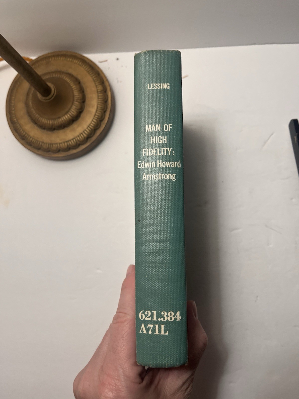1956 1st Ed Man of High Fidelity Edwin Howard Armstrong Lessing Ex Library