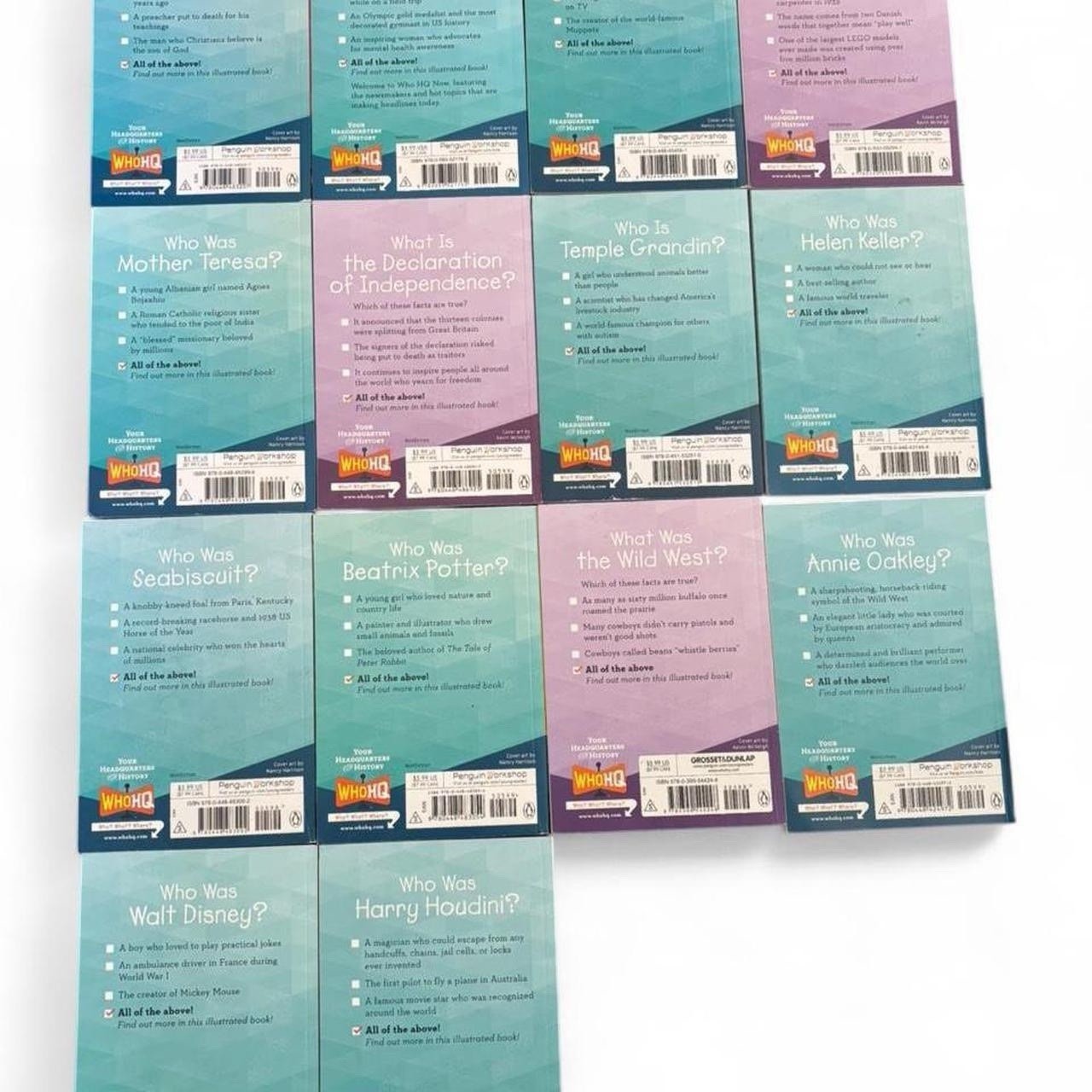 14-Book Who Was…? & What Was…? Bundle 🌍✨
