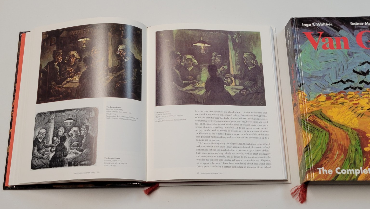 Vincent Van Gogh: The Complete Paintings (2 Volume Set) Hardcover & Vermeer Book