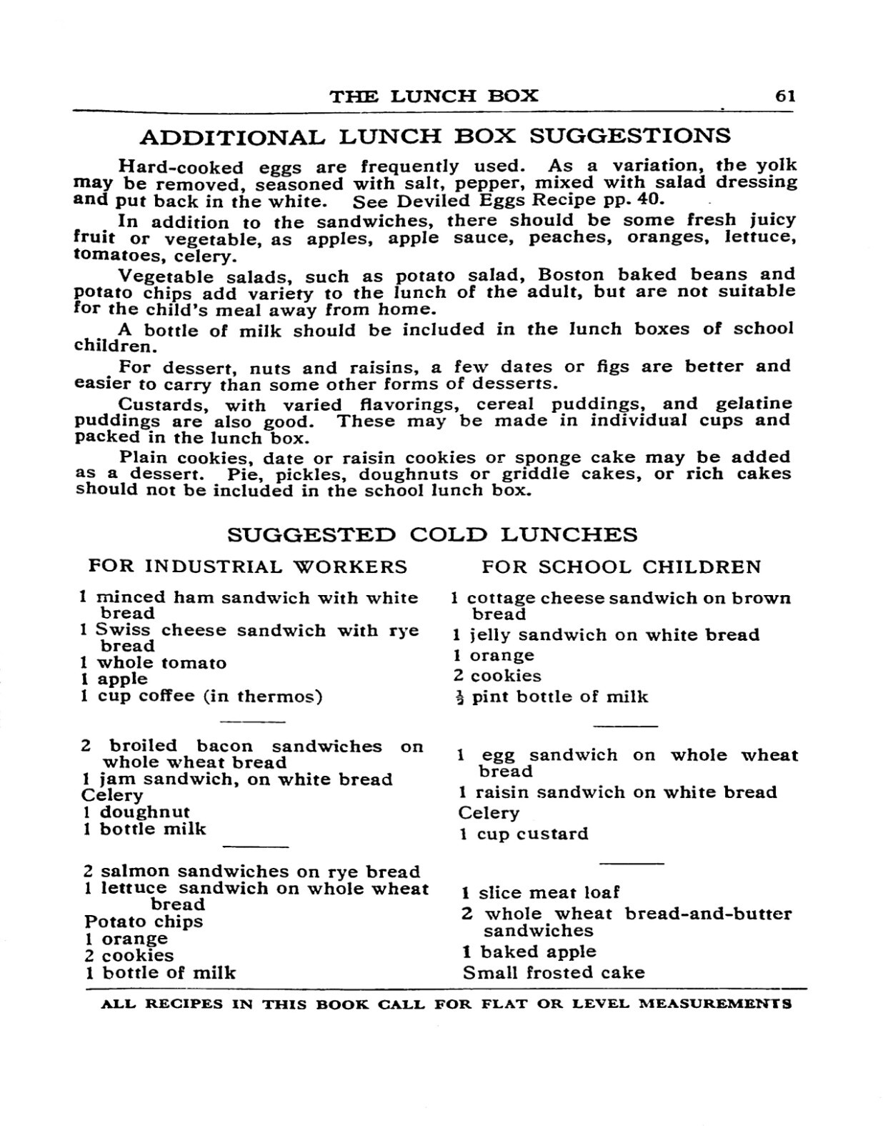 1925 The Metropolitan Cook Book 62 Pages