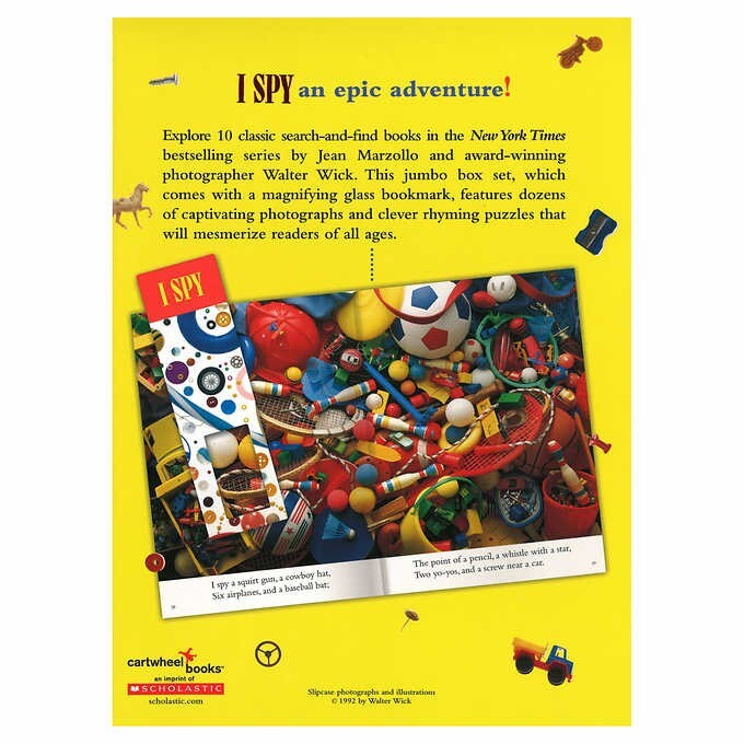 I Spy 10 Book Box Set w/ Magnifying Glass – Brand NEW PBK I Spy Classics