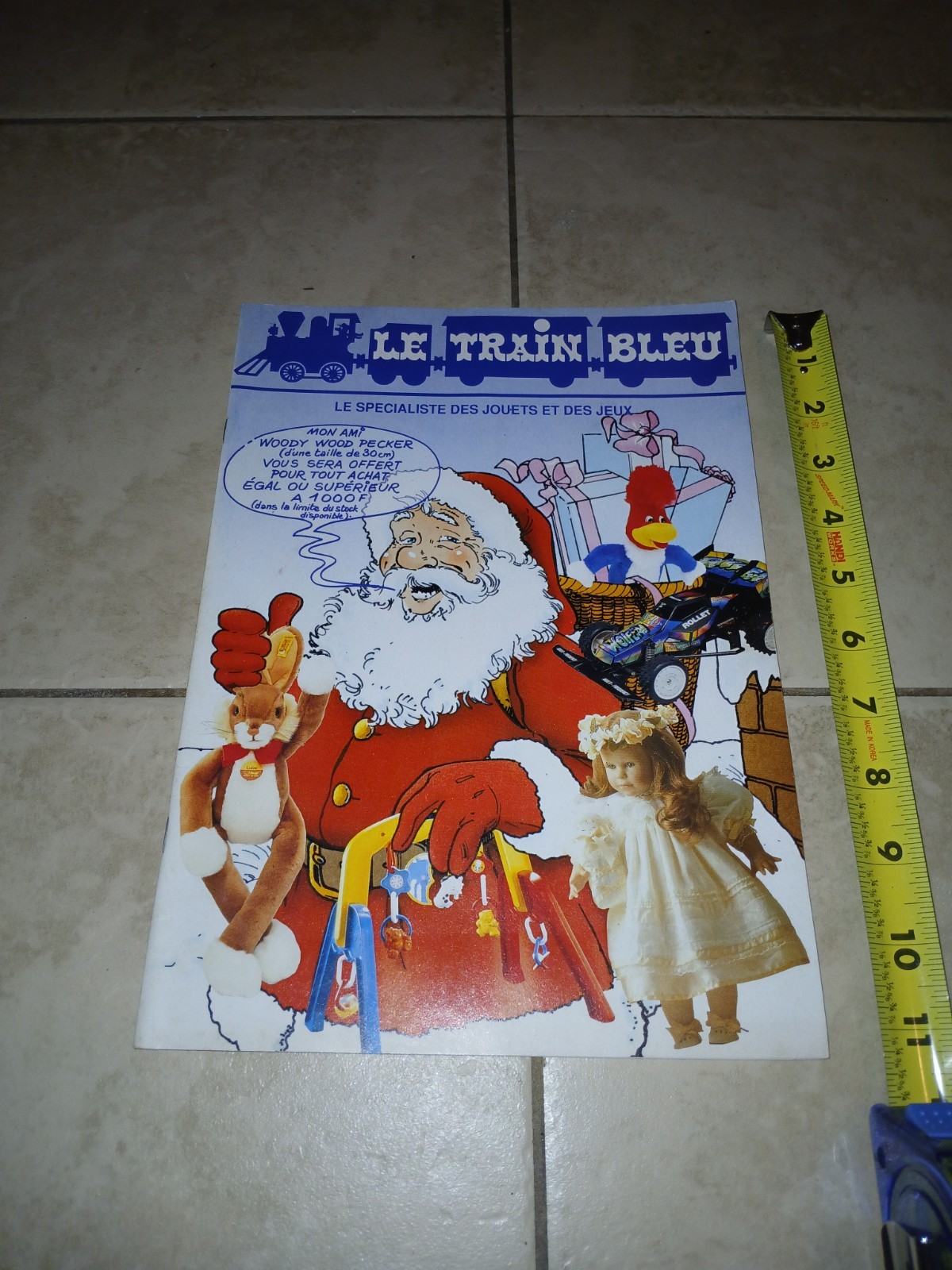 1991 Le Train Bleu Full Size Toy Catalog Full TMNT Toy Line Loaded 47 Pages