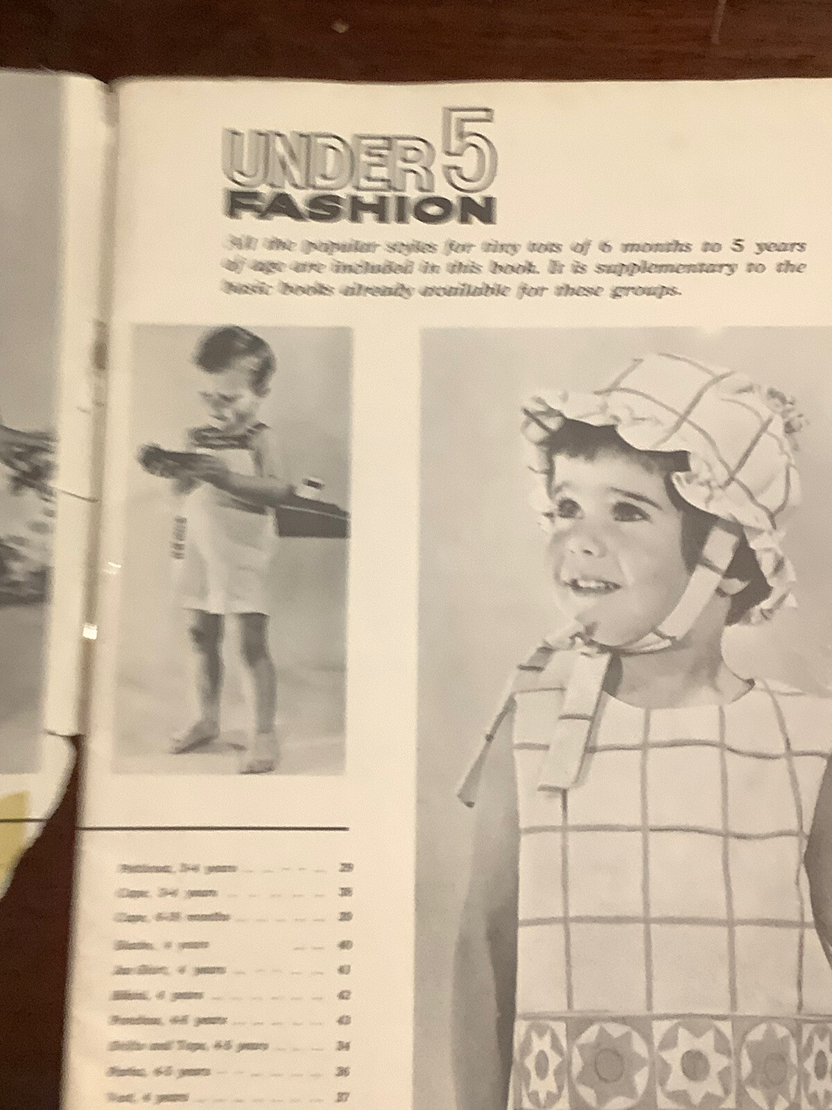 Boy & Girls Under 5 Years Fashion Pattern & Instructions Book By Enid Gilchrist