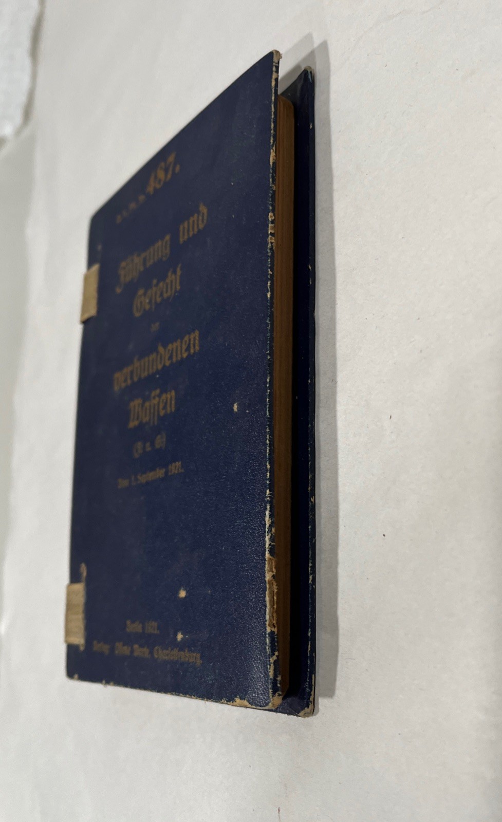 Combined Arms Command And Combat 1921 In German Language Book