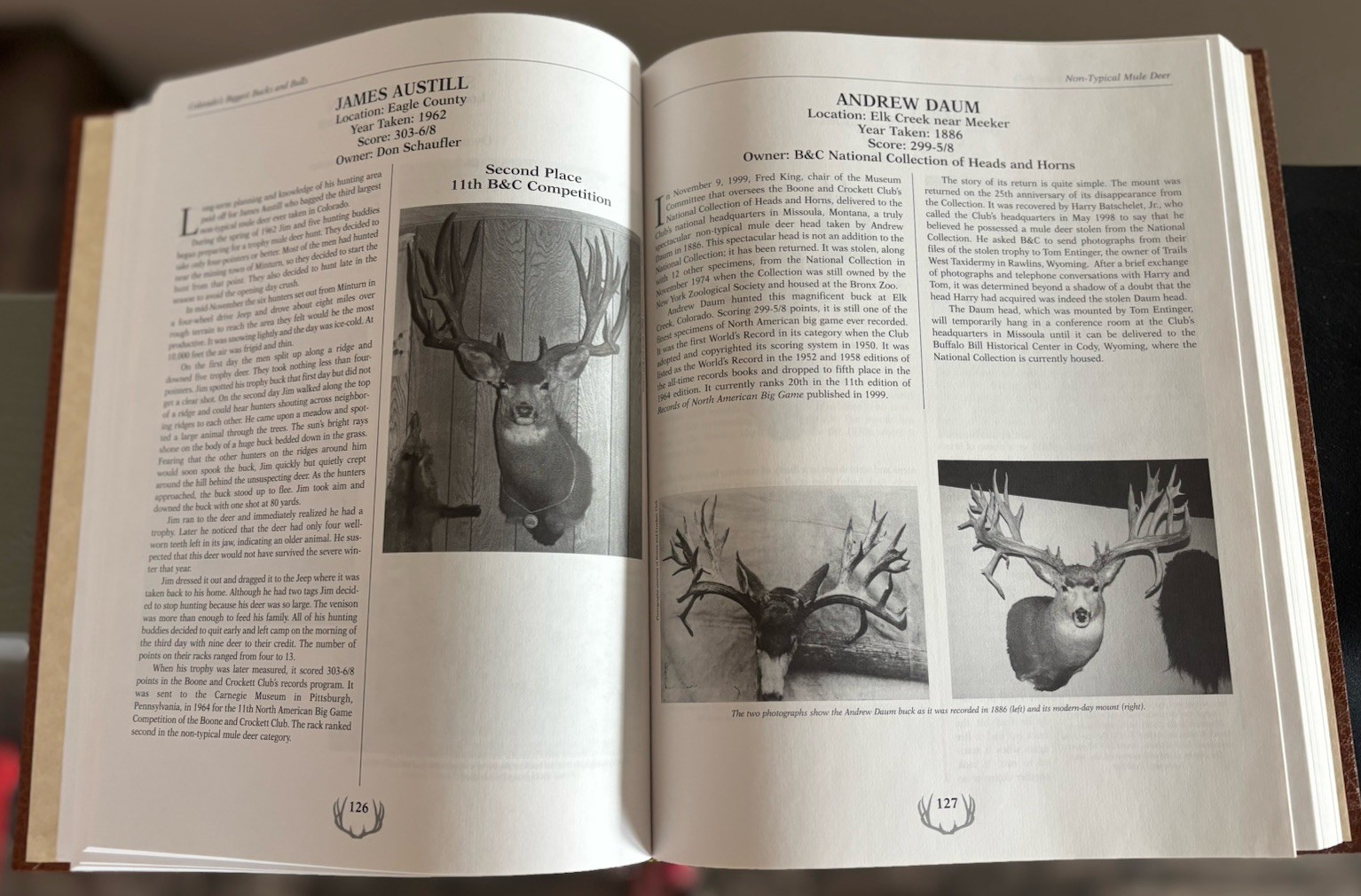 Colorado’s Biggest Bucks & Bulls 2nd Second Edition 2002 HC Reneau *SIGNED COPY*