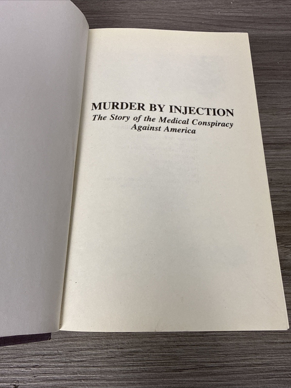 Murder By Injection: Medical Conspiracy Against America Eustace Mullins 1995