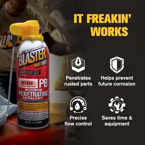 PB Blaster Penetrating Oil Spray 11 oz Aerosol 6-Pack Rust Remover Bolt Loosener