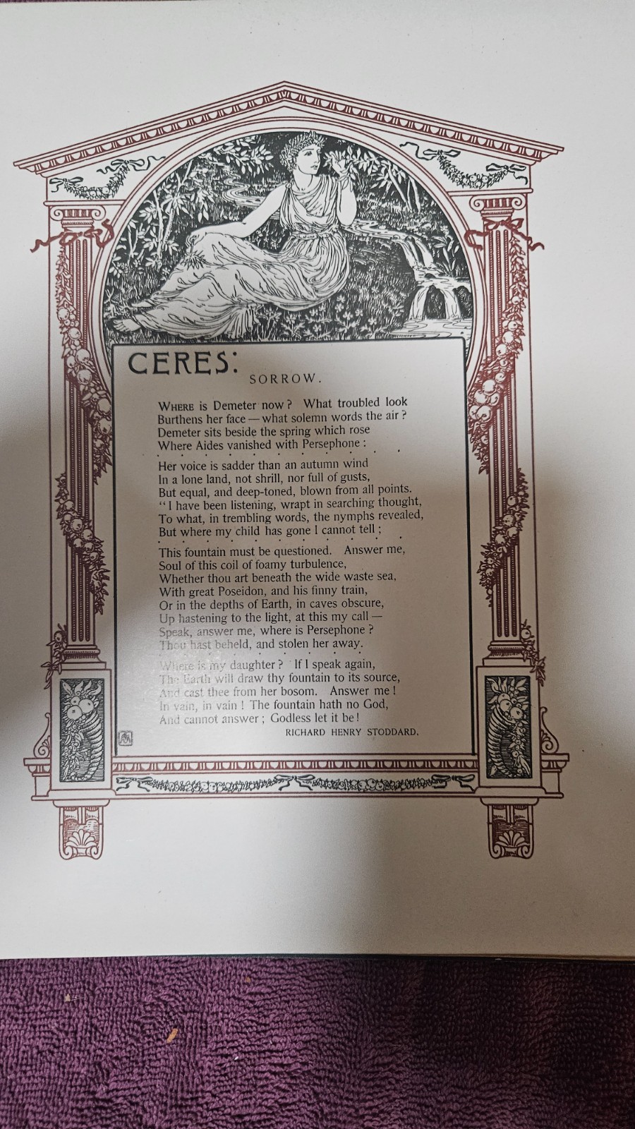 ‡ 🌷 Golden Flower Chrysanthemum • 1890 Rare Lithographs and Verses by Matthews
