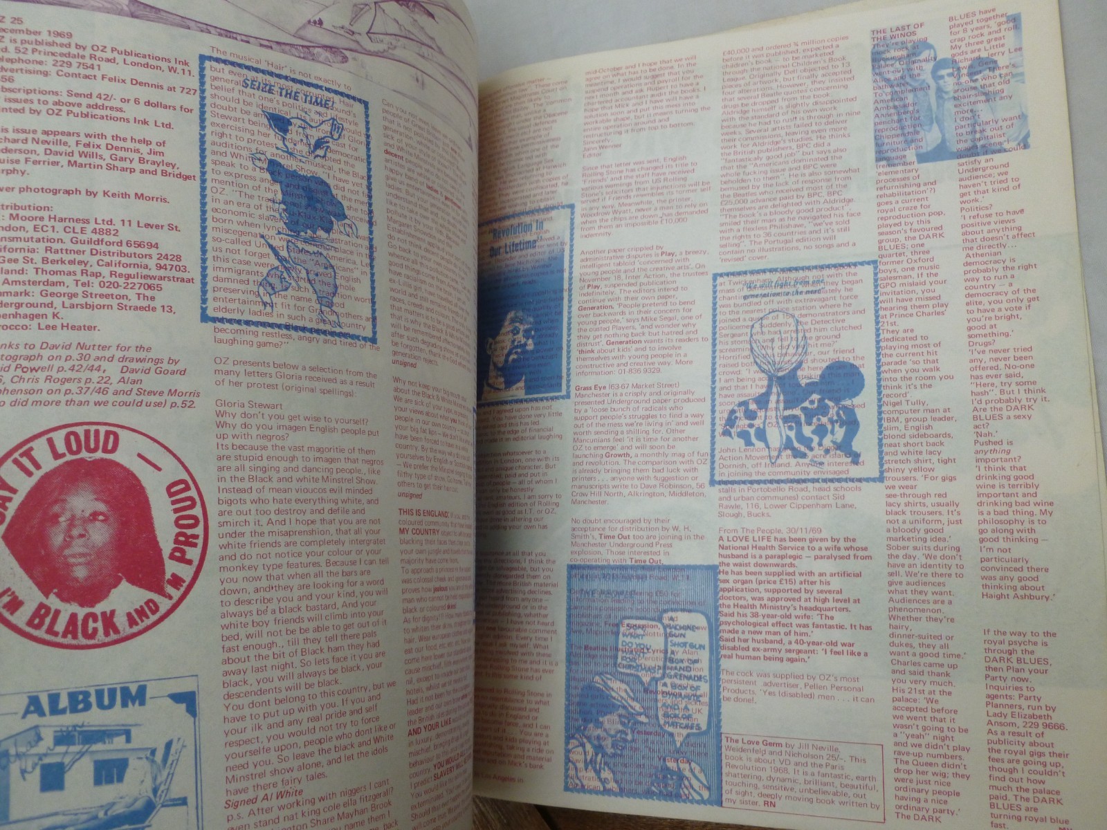Oz Magazine No. 25 – Hippie Atrocities No. 25 – December 1969