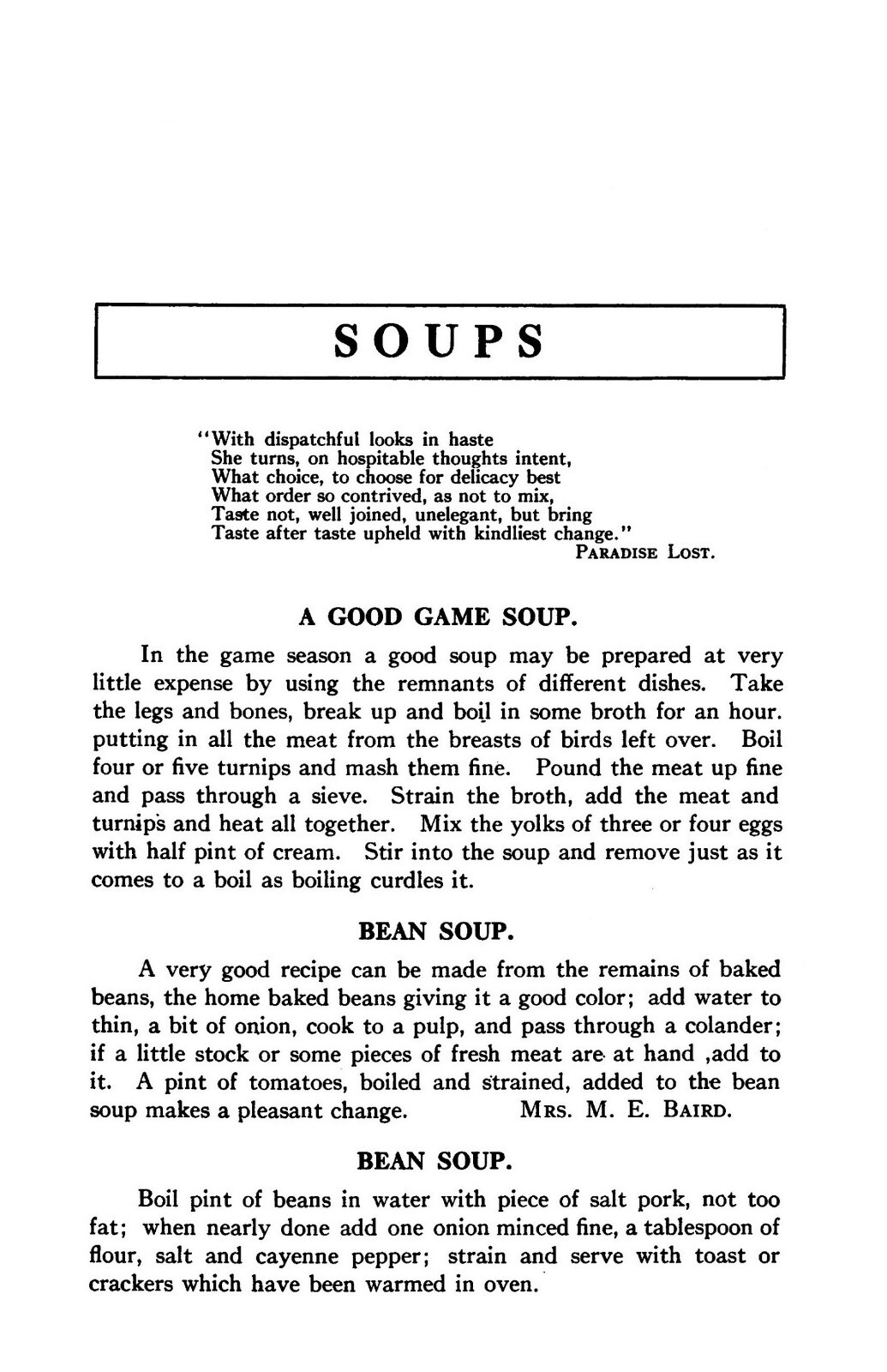 1910 The Altrurian Vintage Cook Book 243 Pages
