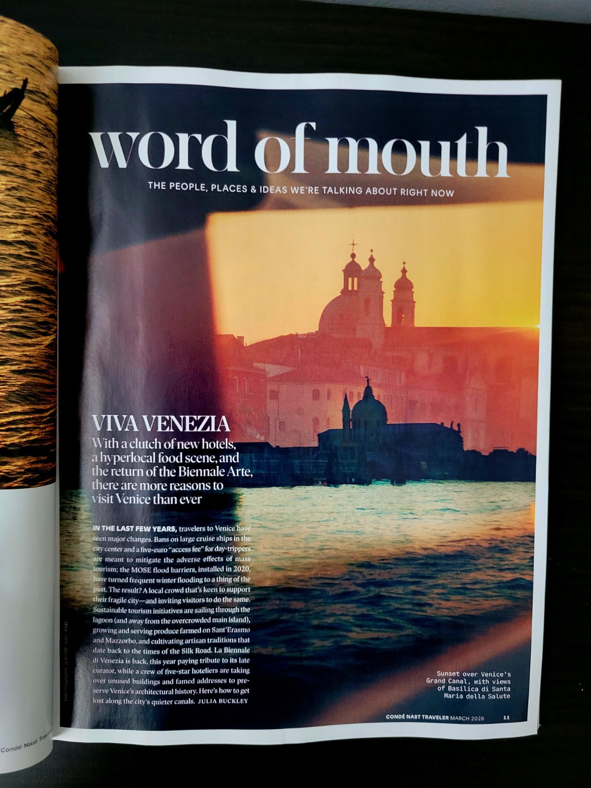 Conde Nast Traveler Magazine- Warm Welcomes in Palm Springs, Hokkaido & Swiss