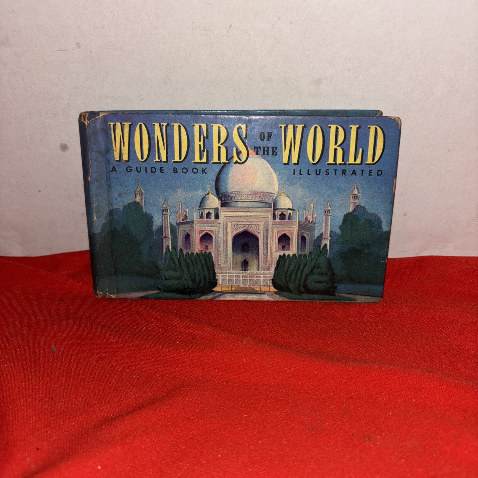 Vintage 1938 Wonders of the World A Guide Book Illustrated Mini Hardcover Book