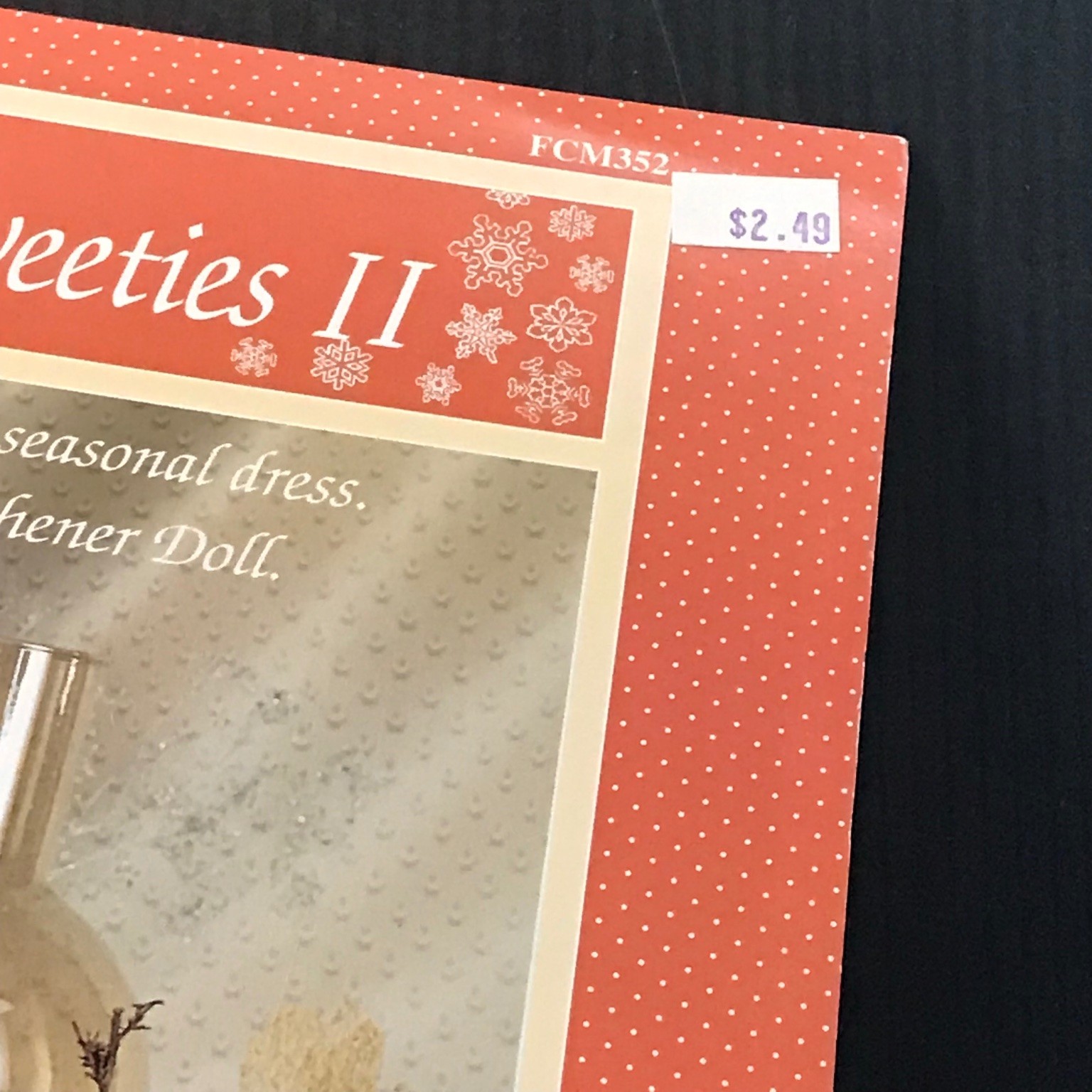 Scented Sweeties II Crochet Pattern Book Air Freshener Doll 1993 FCM352
