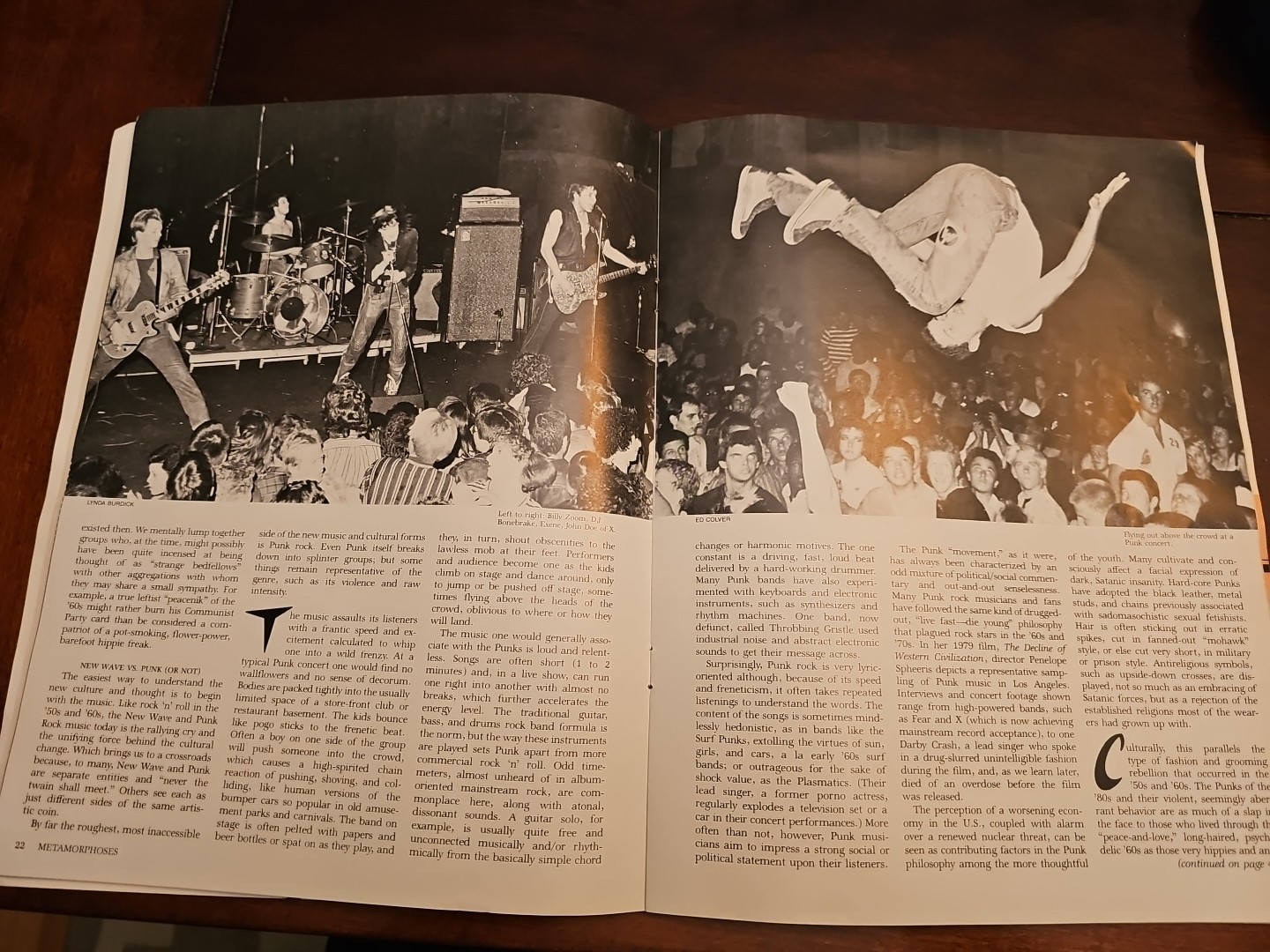 Metamorphoses Magazine Volume One, Number Two Summit Foundation Dead Kennedys