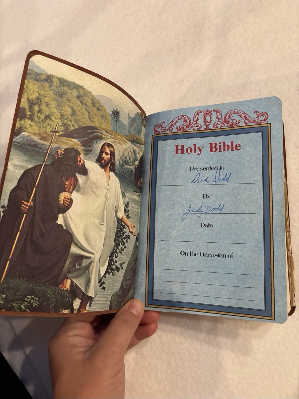 Holy Bible King James Version English Brown Leather Bound