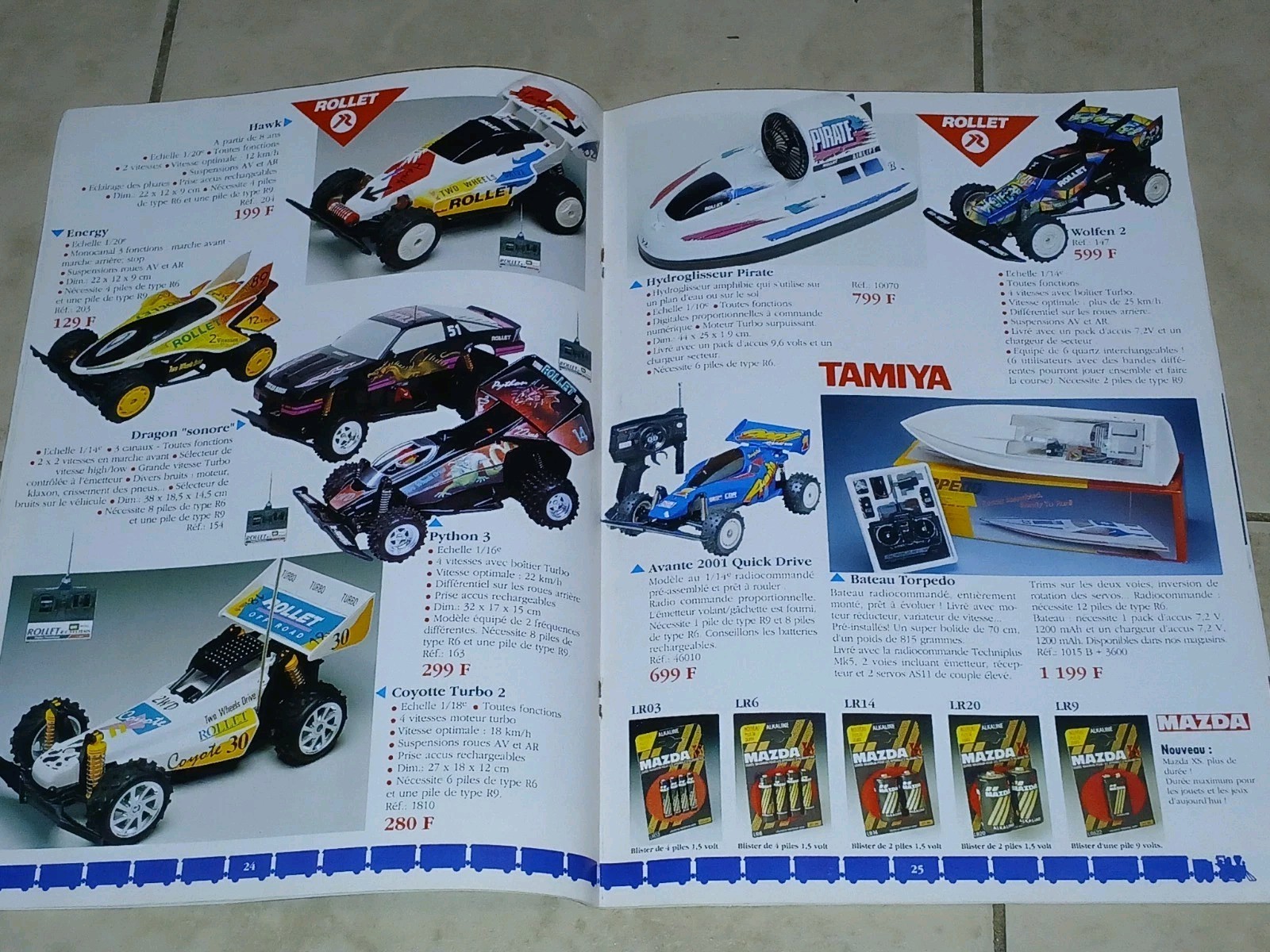 1991 Le Train Bleu Full Size Toy Catalog Full TMNT Toy Line Loaded 47 Pages