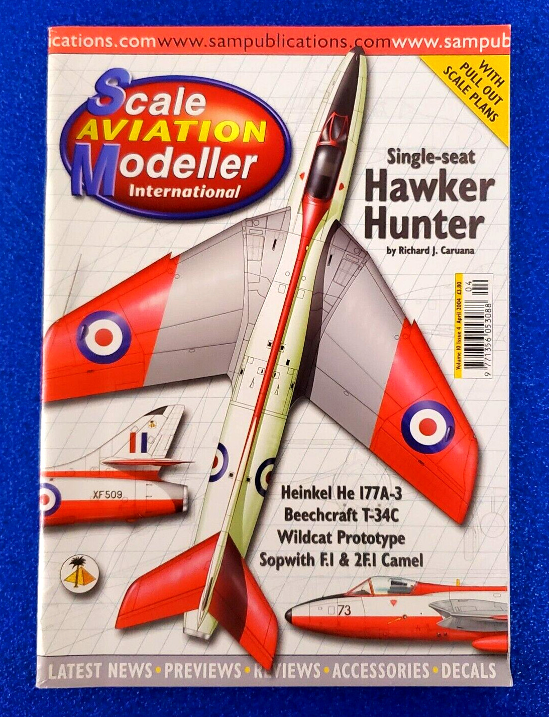 SCALE AVIATION MODELLER: SINGLE-SEAT HAWKER HUNTER APRIL 2004 VOL. 10 NO. 4