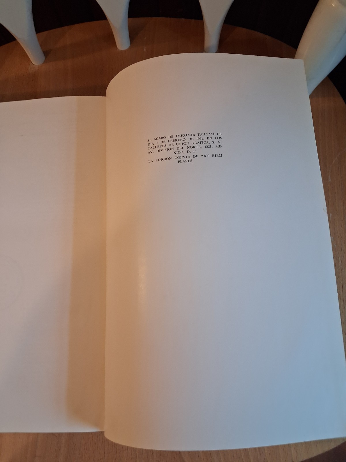 1961, Trauma by Dr. Harrison L. McLaughlin, First Edition, Translated to Spanish