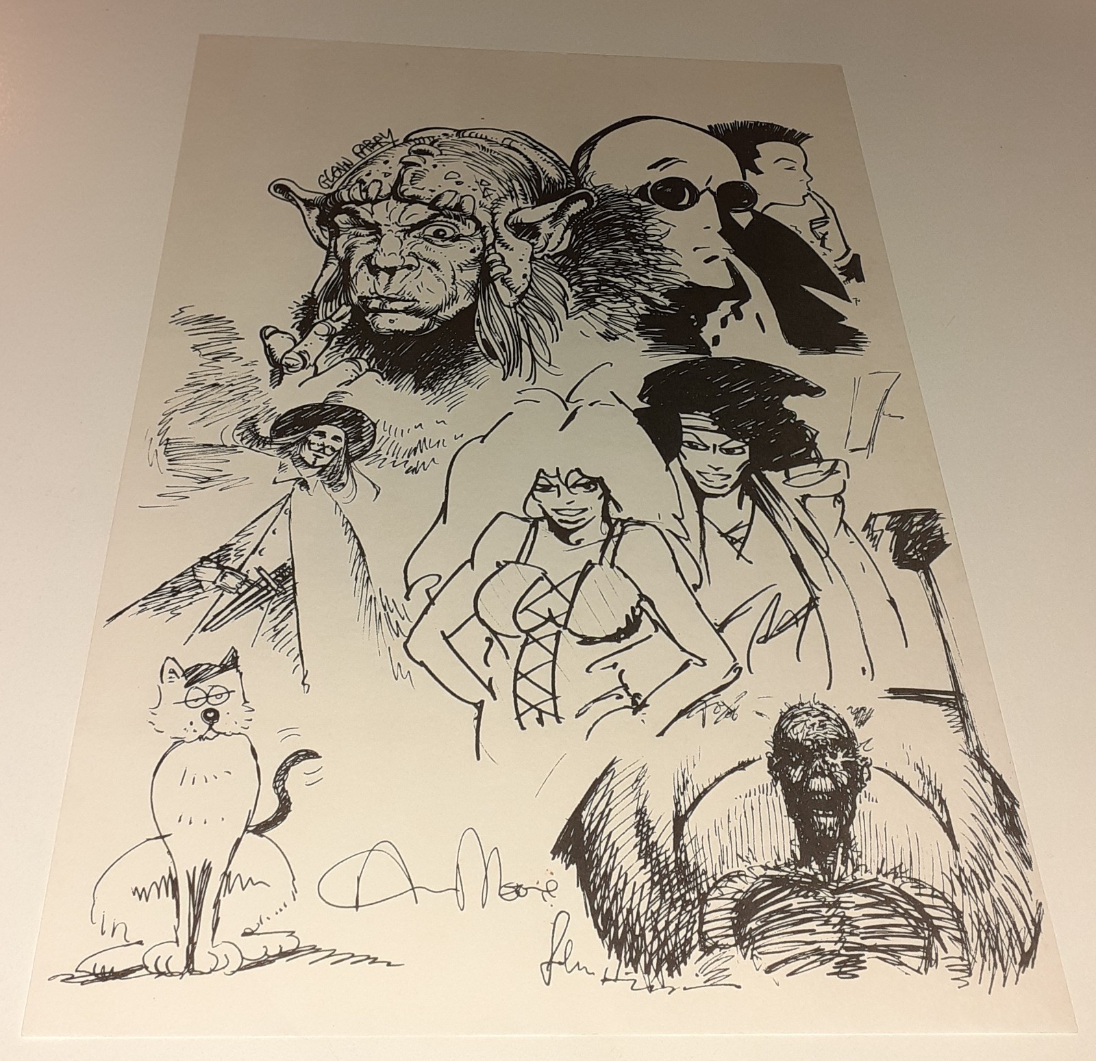 UKCAC 1986 PORTFOLIO Alan Moore Frank Miller Brian Bolland Batman Joker Watchmen