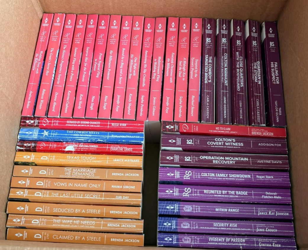 Lot 37 Harlequin Love Inspired Suspense Romance Intrigue Desire Books 2009-20’s
