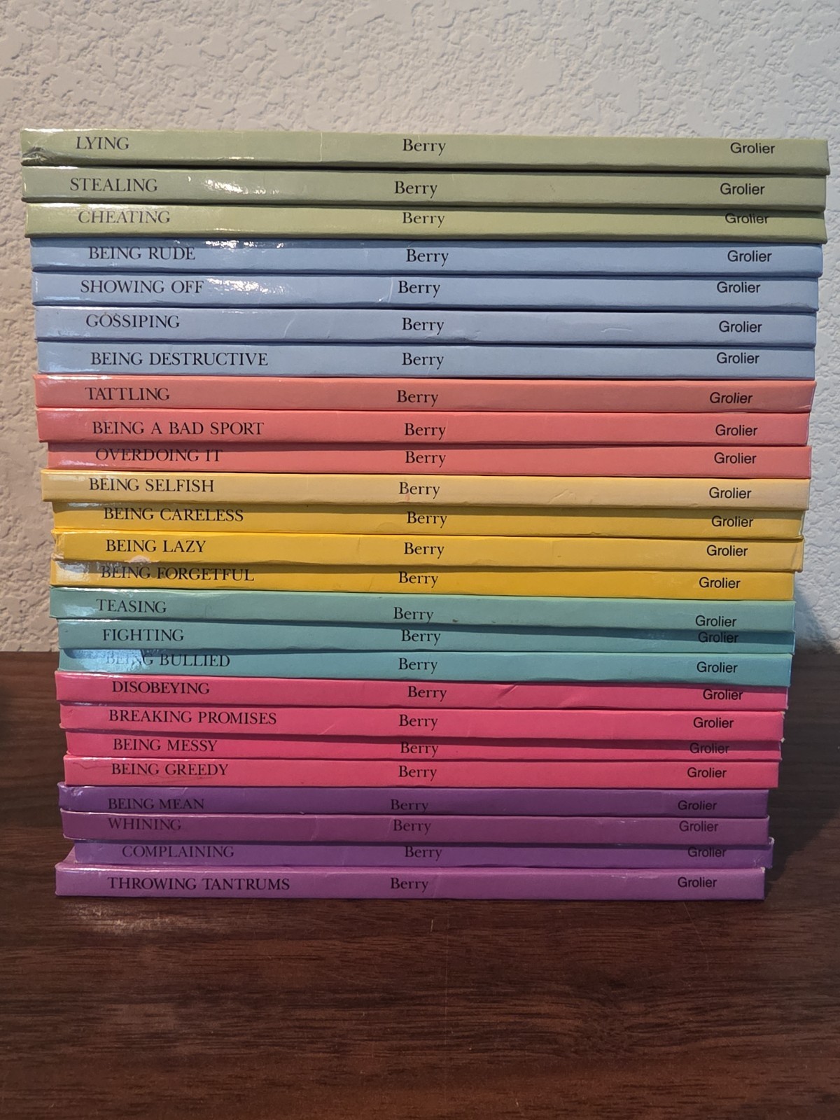 Lot of 25 HELP ME BE GOOD Series Set HC Books by Joy Berry Teaches Manners