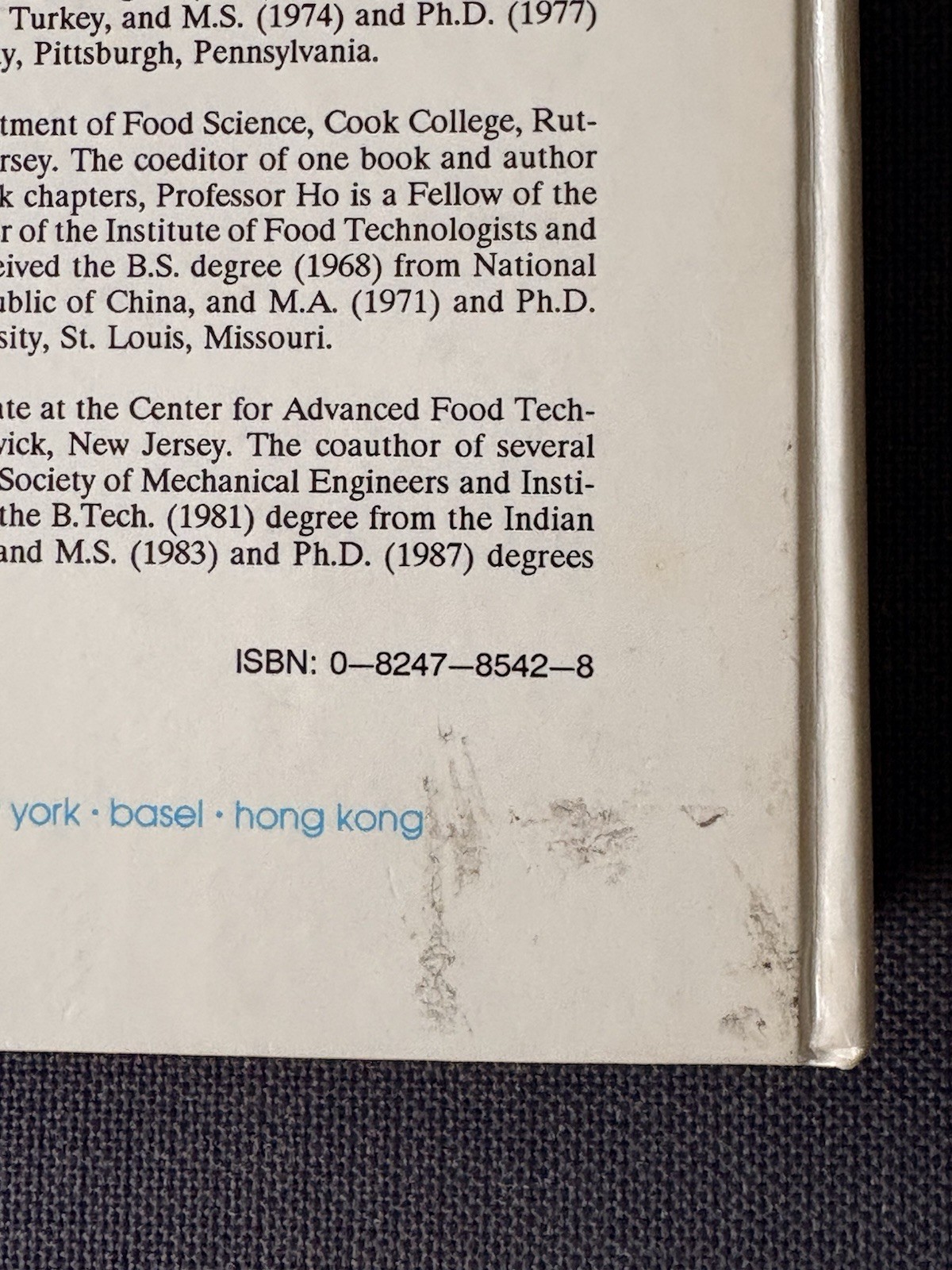 Food Extrusion Science and Technology – Hardcover (1992) Kokini Ho Karwe ISBN