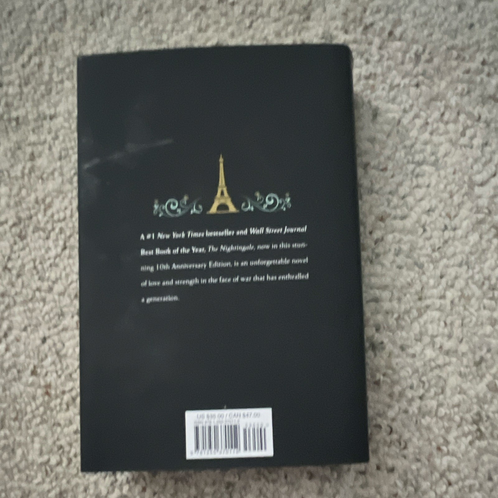 Kristin Hannah The Nightingale 10th Anniversary Edition Hardcover w/ Dust Jacket