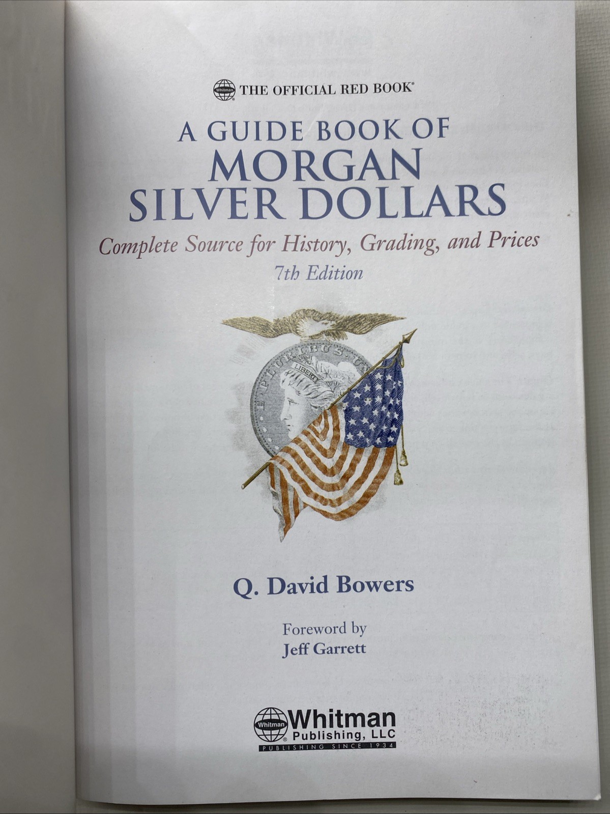 New Official Red Book A Guide of Morgan Silver Dollar Coin Price Catalog Grading