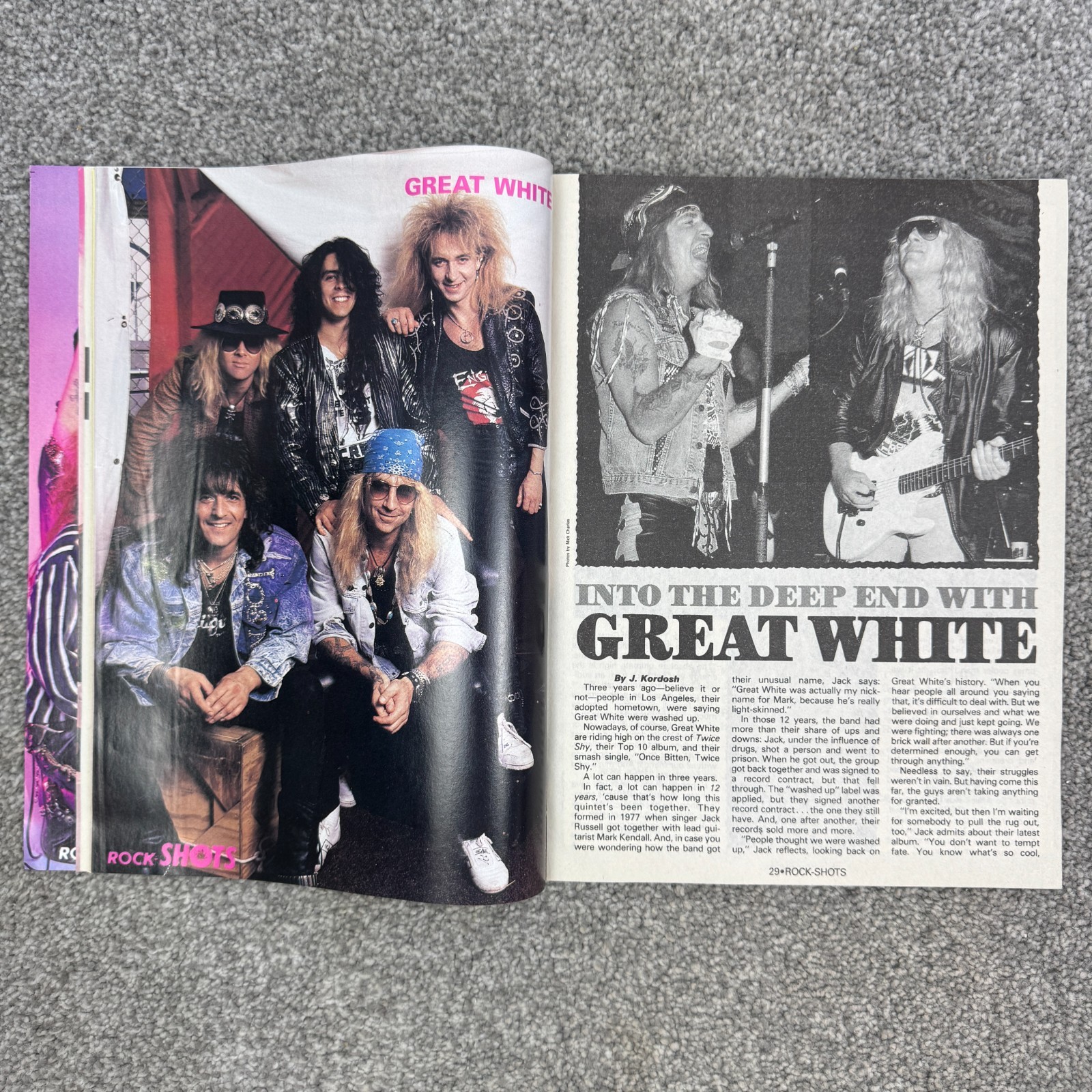 Creem Rock-Shots Magazines January 1990 NKOTB Milli Vanilli Warrant & Skid Row