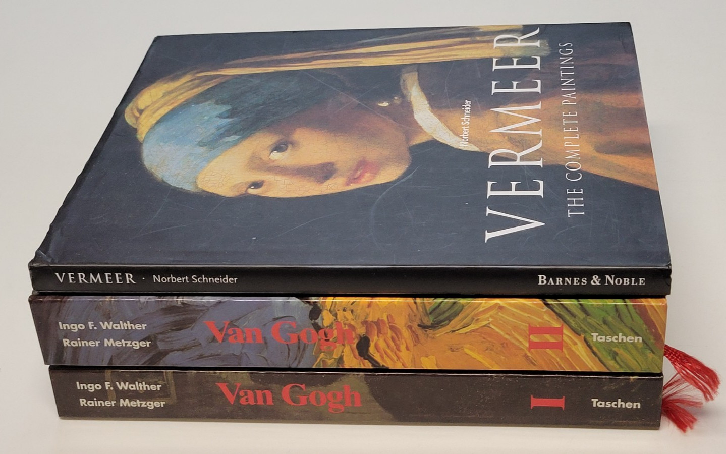 Vincent Van Gogh: The Complete Paintings (2 Volume Set) Hardcover & Vermeer Book