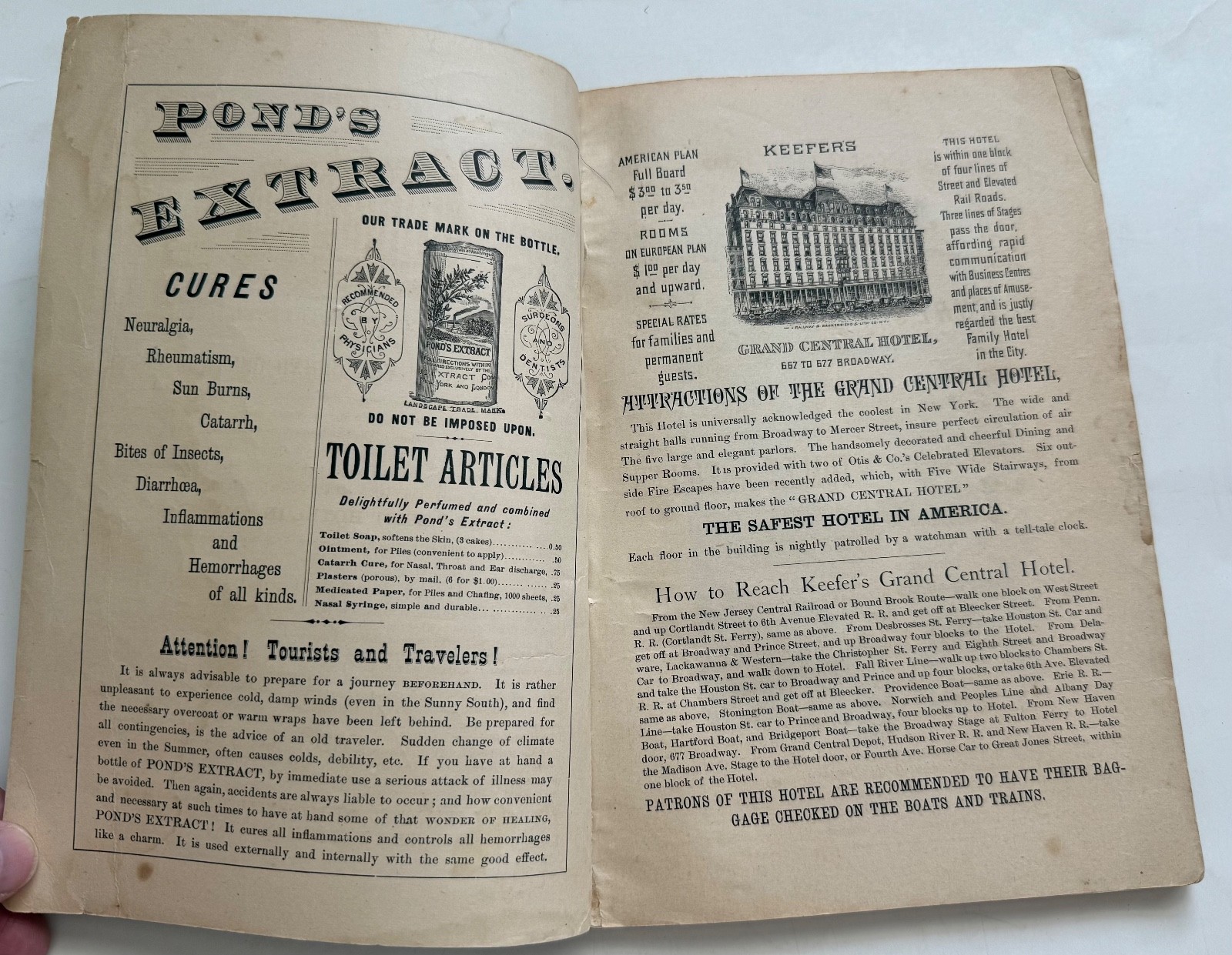 1884 OUR AMERICAN RESORTS WHERE TO GO, & HOW TO GET THERE Illustrated Great Ads