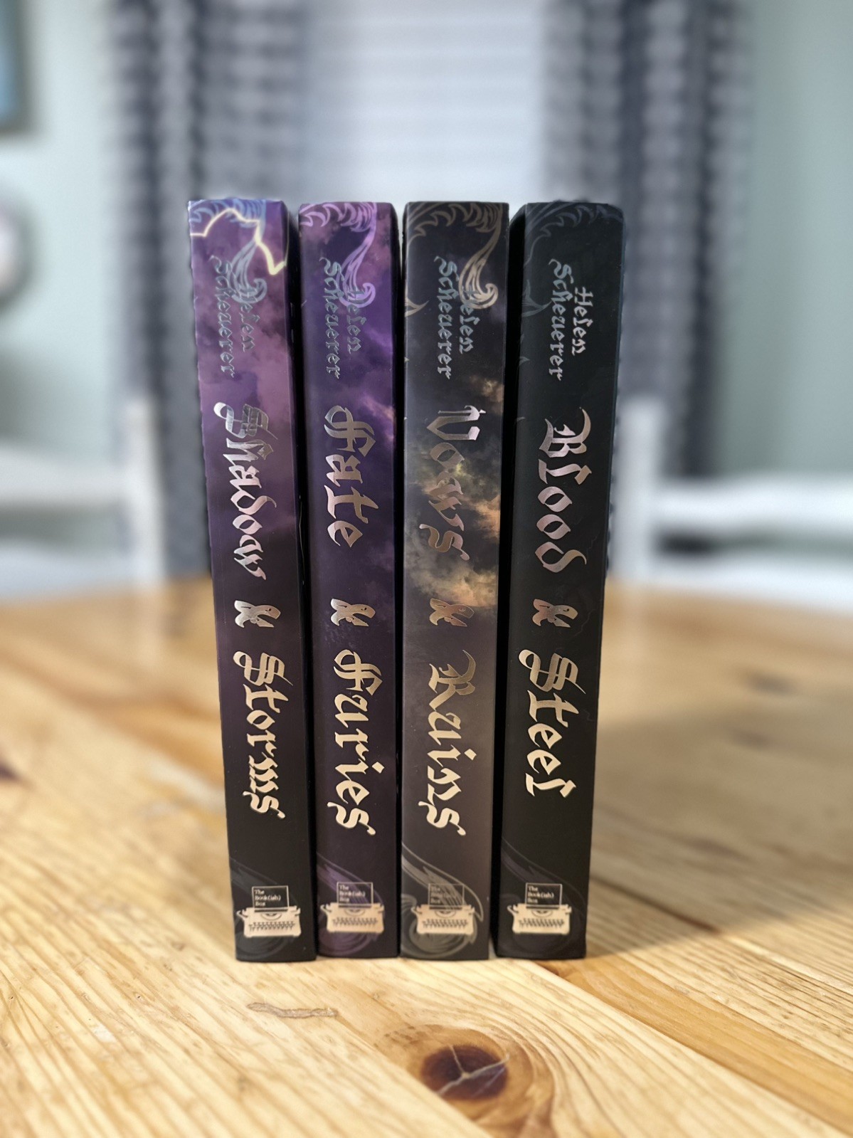 SIGNED Bookish Box THE LEGENDS OF THEZMARR Helen Scheuerer SPRAYED EDGES