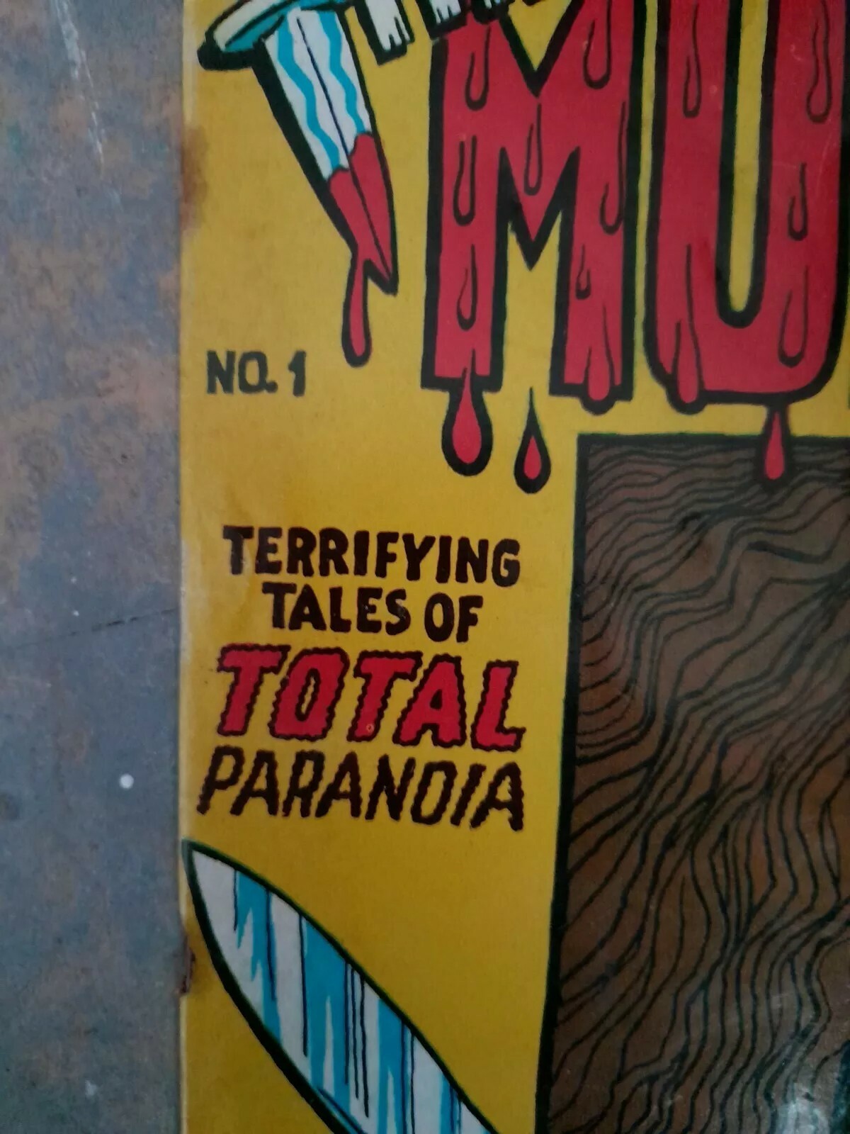 OZ MAG No.39 / THRILLING MURDER COMICS COVER [December 1971]