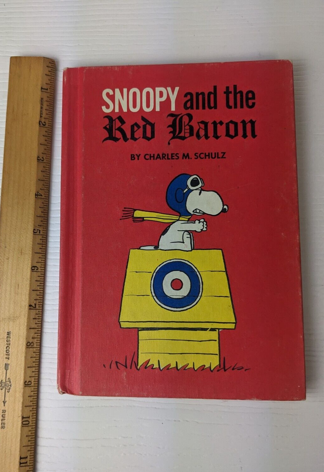 Vtg 1966 Children’s Hardcover Snoopy and the Red Baron Weekly Reader Book Club