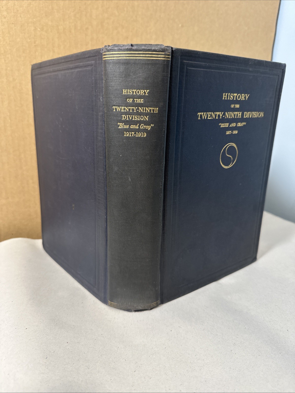 History Twenty Ninth Division by Cutchins SIGNED Provenance Gen. Jo Lane Stern