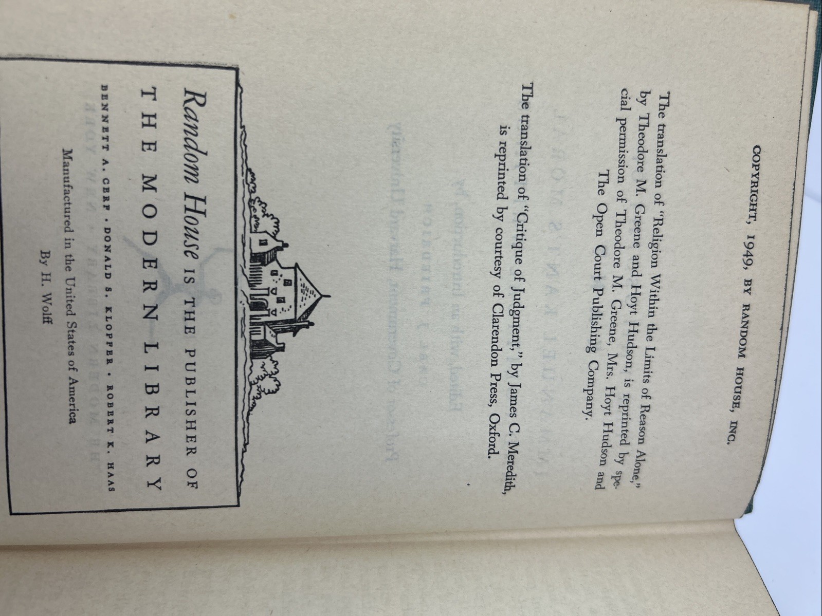 Immanuel Kant’s Critique Of Pure Reason Translated By Norman Kemp Smith 1958