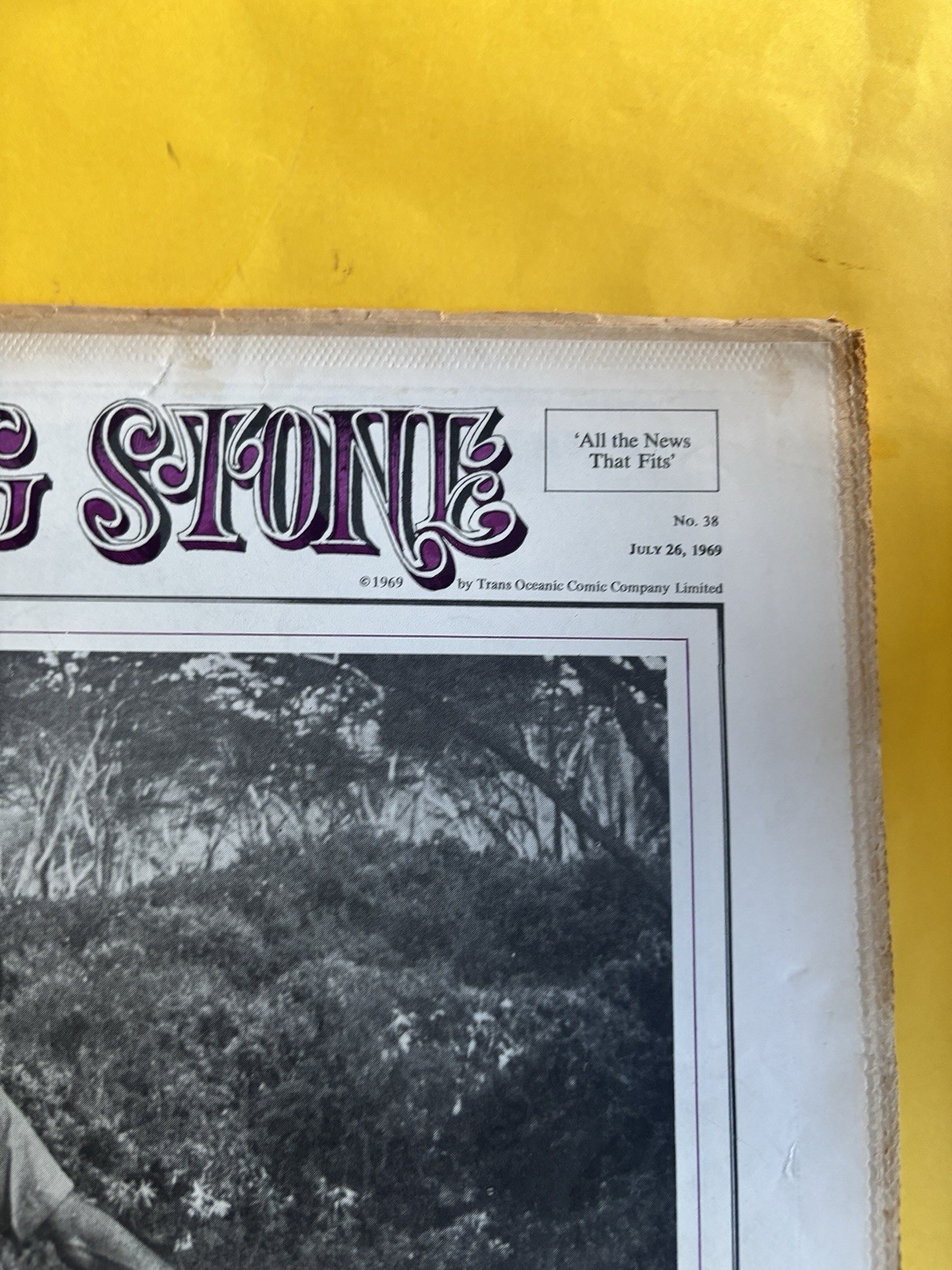 Rolling Stone magazine newspaper July 26 1969 Buddy Guy Brian Jones