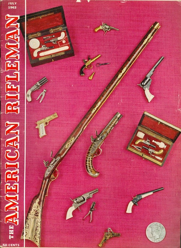 1963 American Rifleman Magazine: M1917 Colt/Browning Cal. .25 Auto Pistol