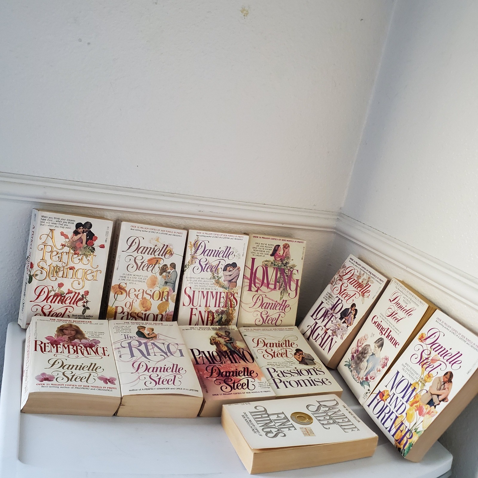 Danielle Steel Vintage Paperback Book Lot of 12 Romance Novels Dell Pocket Books