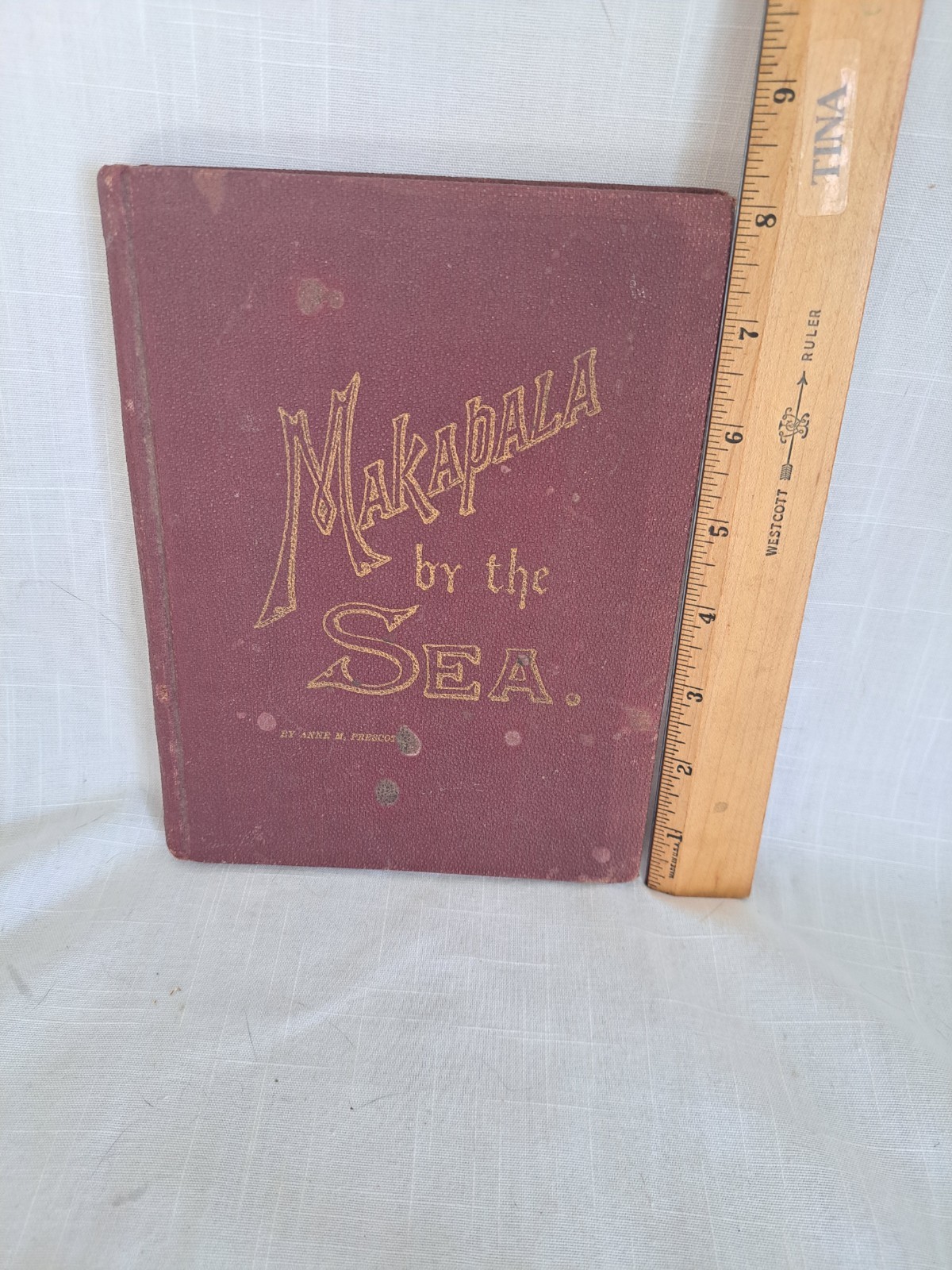 MAKAPALA by The SEA by ANNE M. PRESCOTT 1st Edition 1899 Honolulu, Hawaii Signed