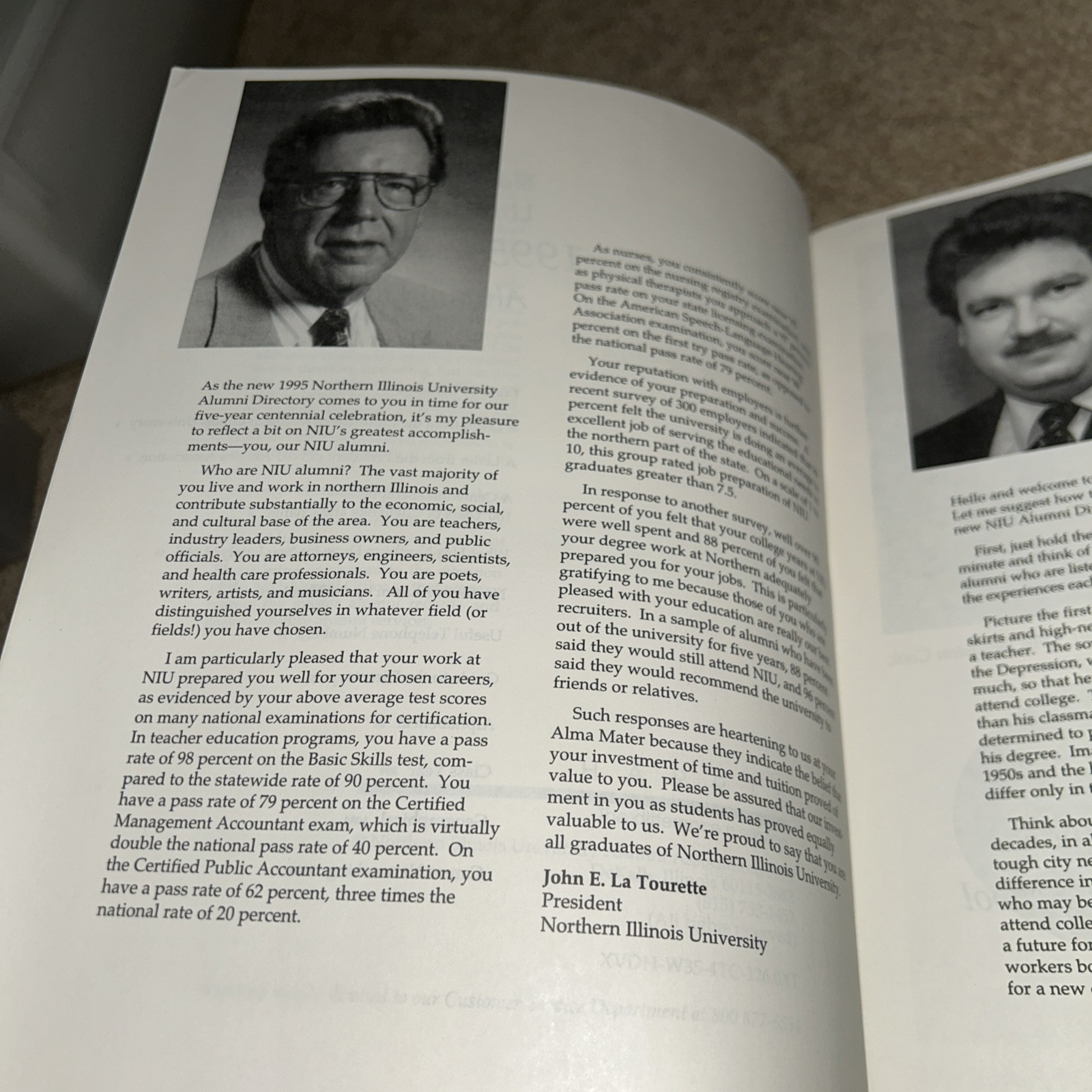 1995 NORTHERN ILLINOIS UNIVERSITY Alumni Directory 1376 pages HOMER SIMPSON