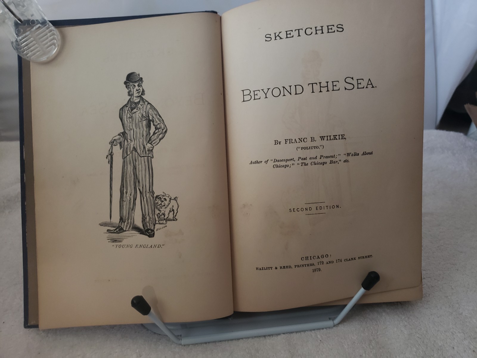 Sketches Beyond the Sea, Franc B. Wilkie, 1879