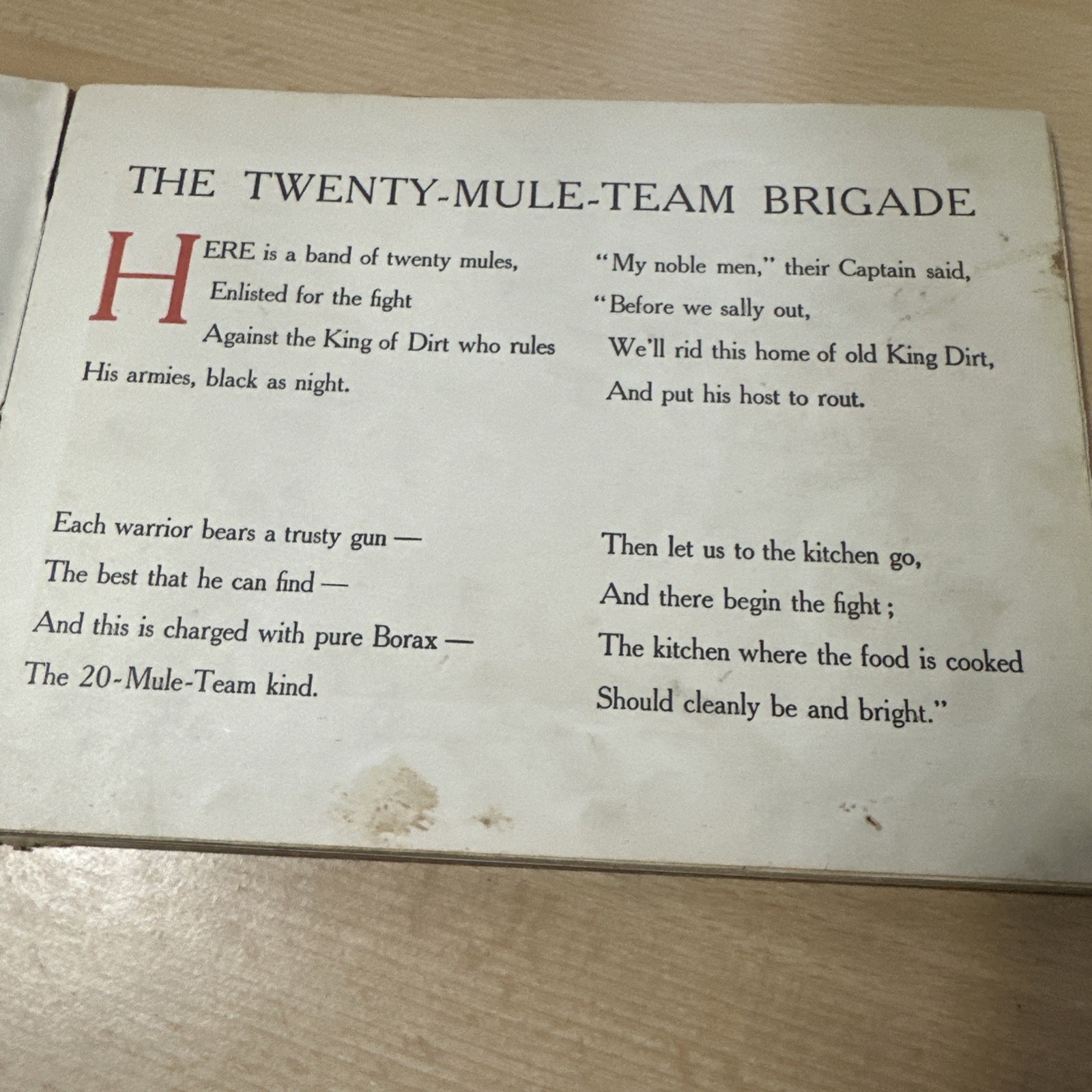 The 20-mule-team Brigade 1904